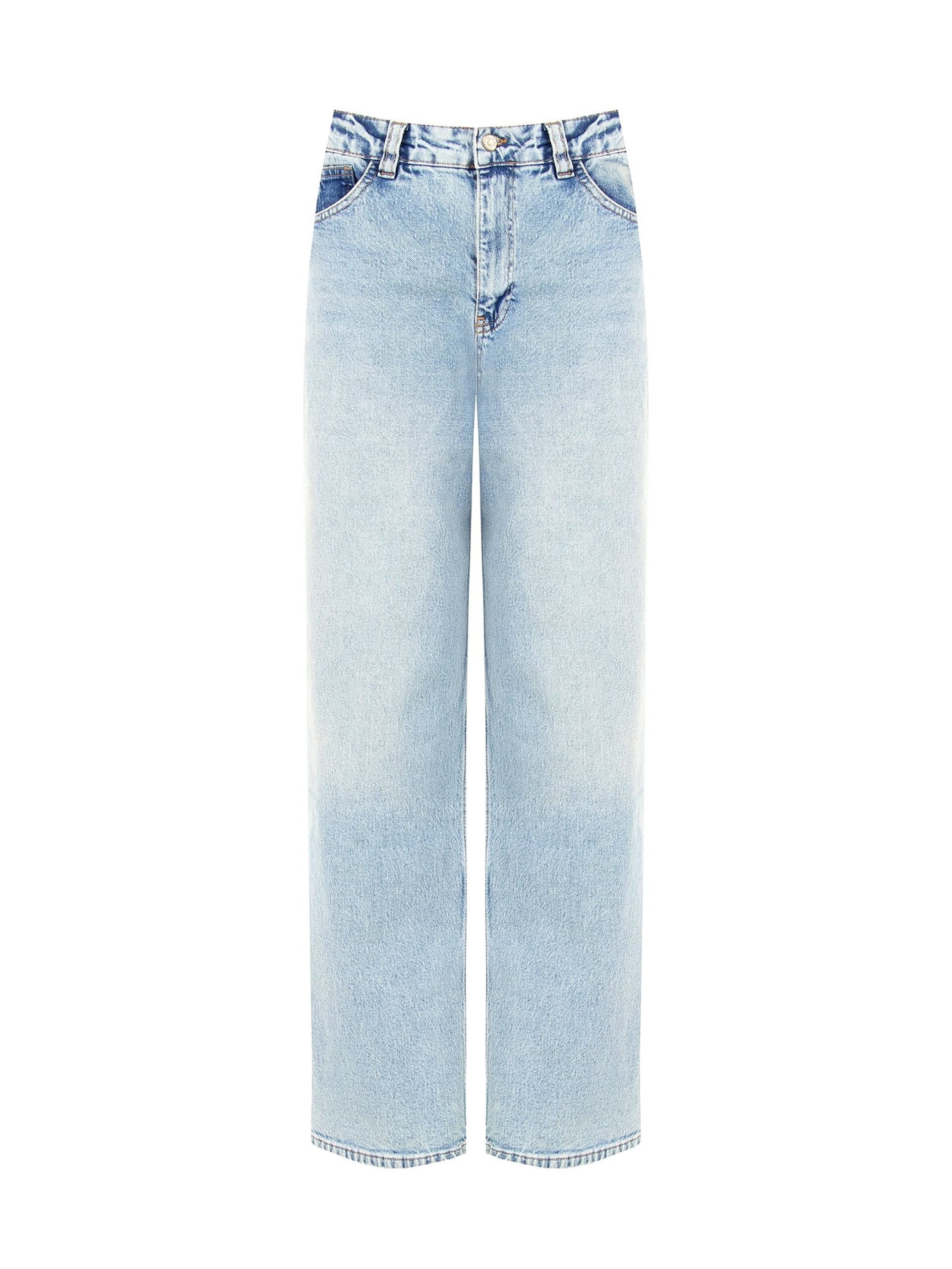 Jeans Palazzo Lavaggio Chiaro Rinascimento