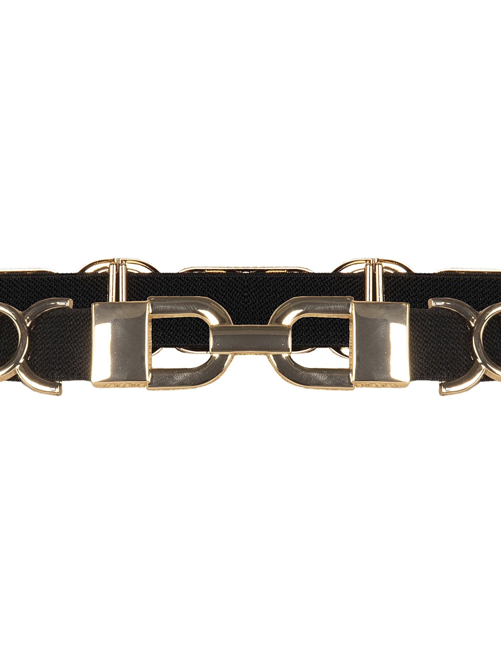 Cintura Sottile Elastica Con Fibbie Logo Rr Rinascimento