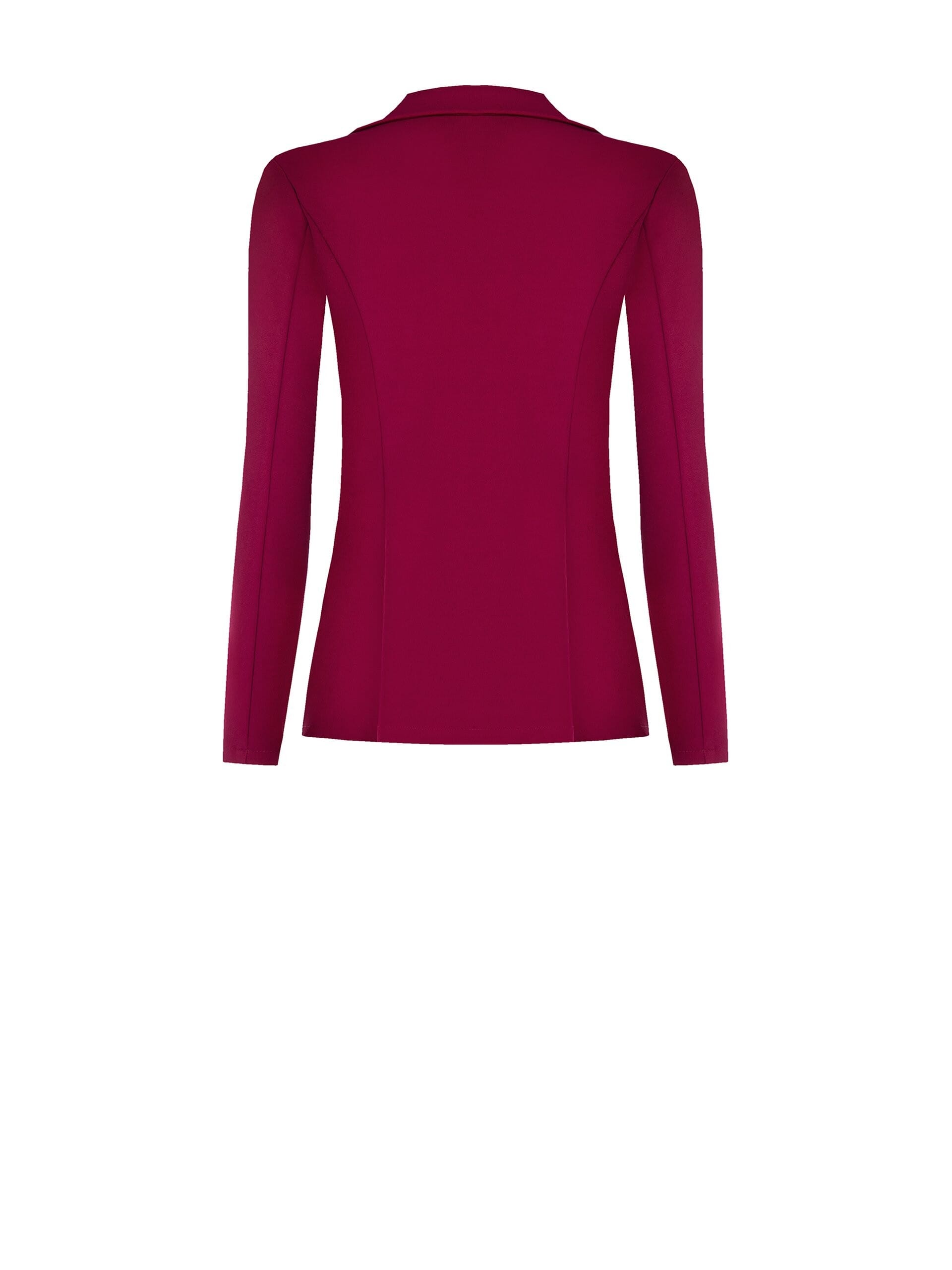Giacca Blazer Doppiopetto In Scuba Crepe Rinascimento