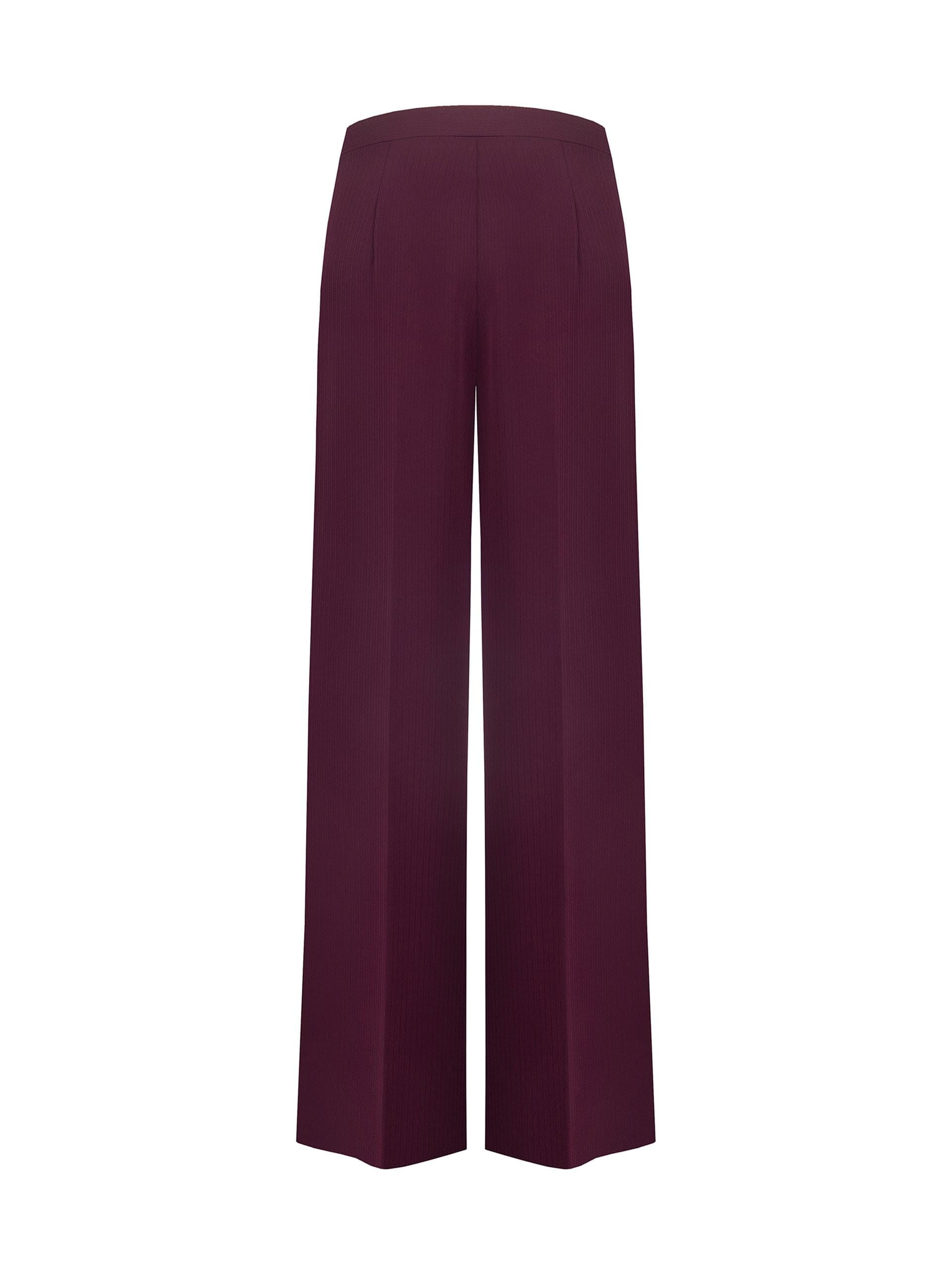 Pantaloni Studio Palazzo Gessati In Crepe Rinascimento