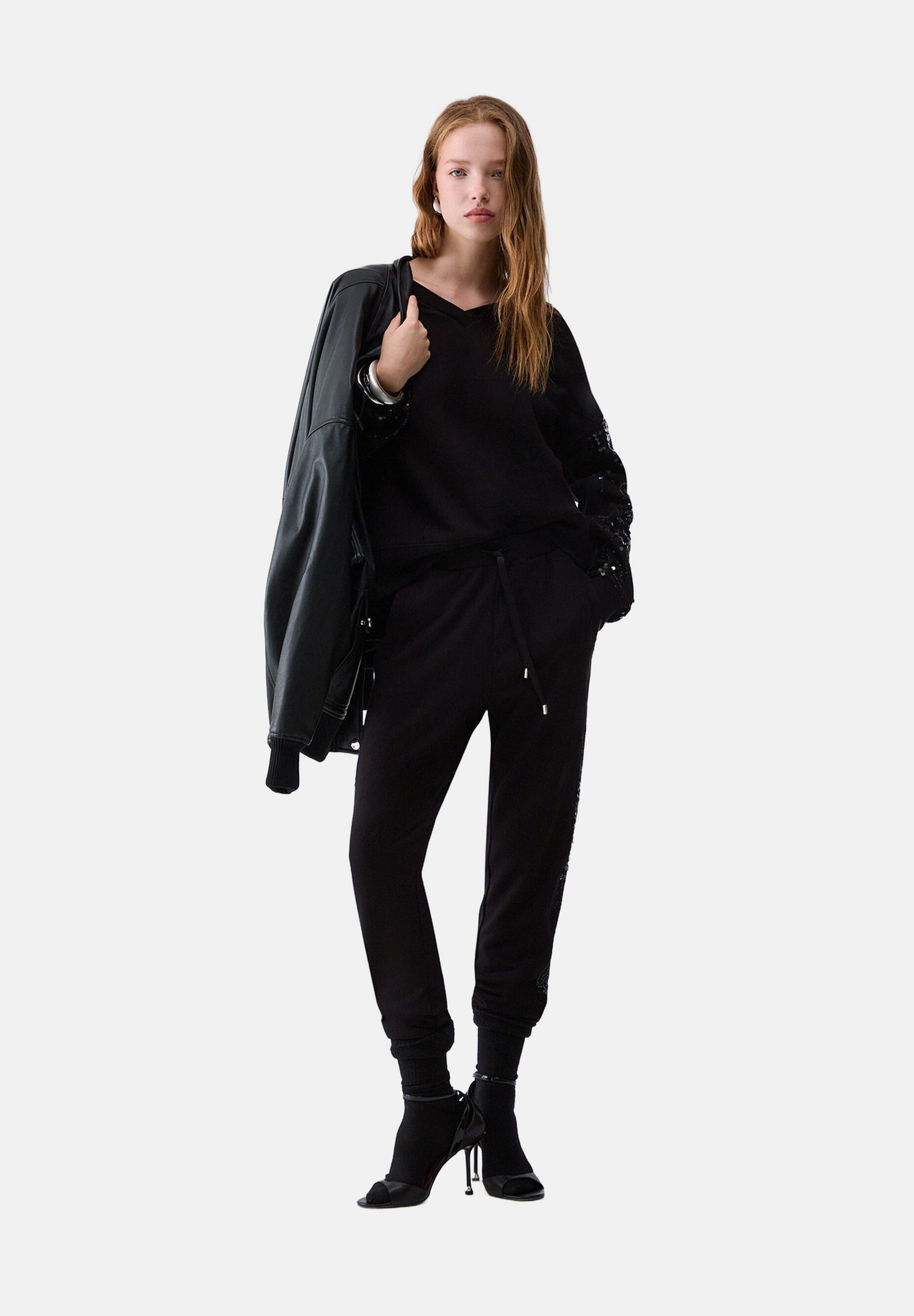 Pantaloni In Felpa Liu Jo