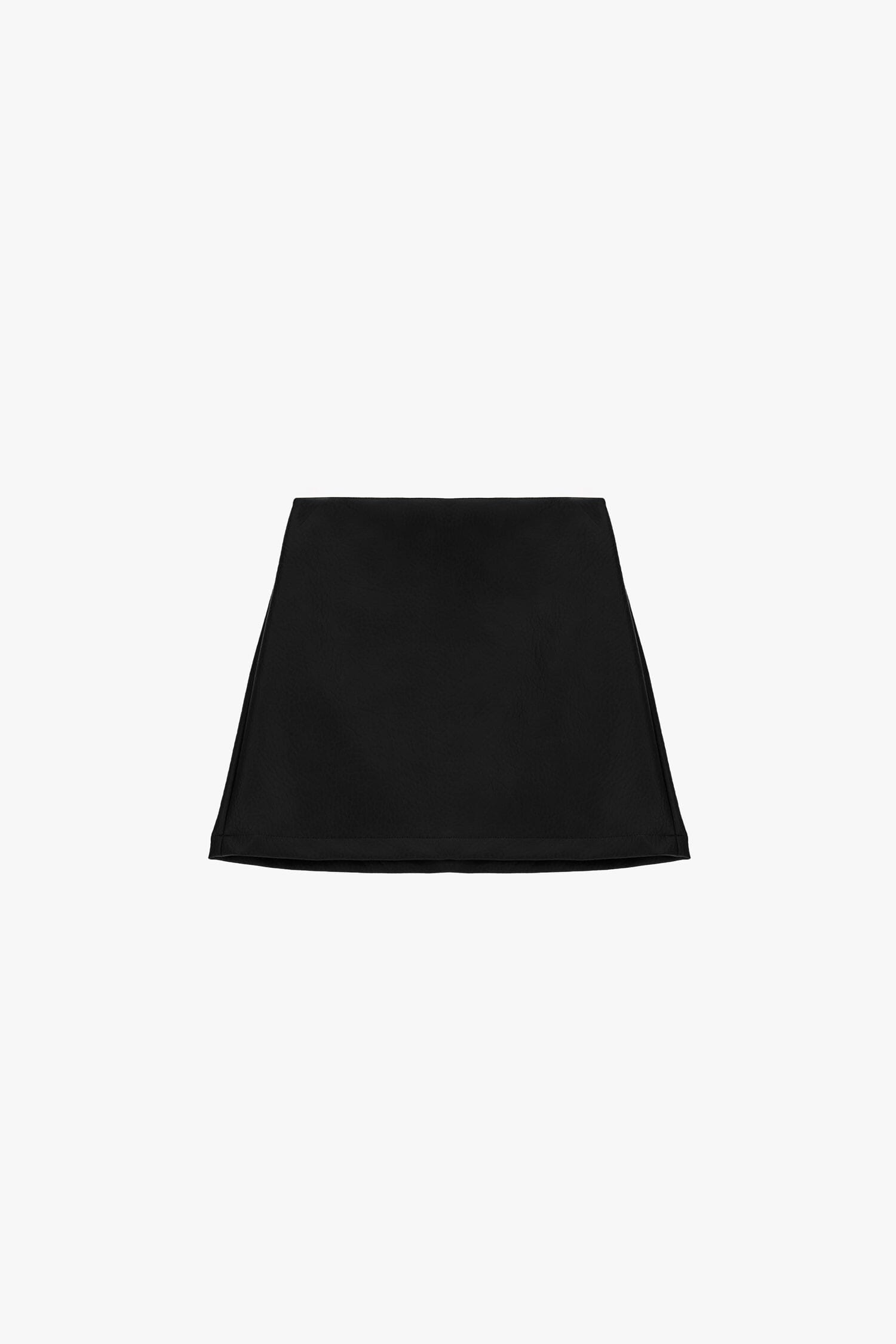 Dixie Short A-line Skirt with Exposed Stitching