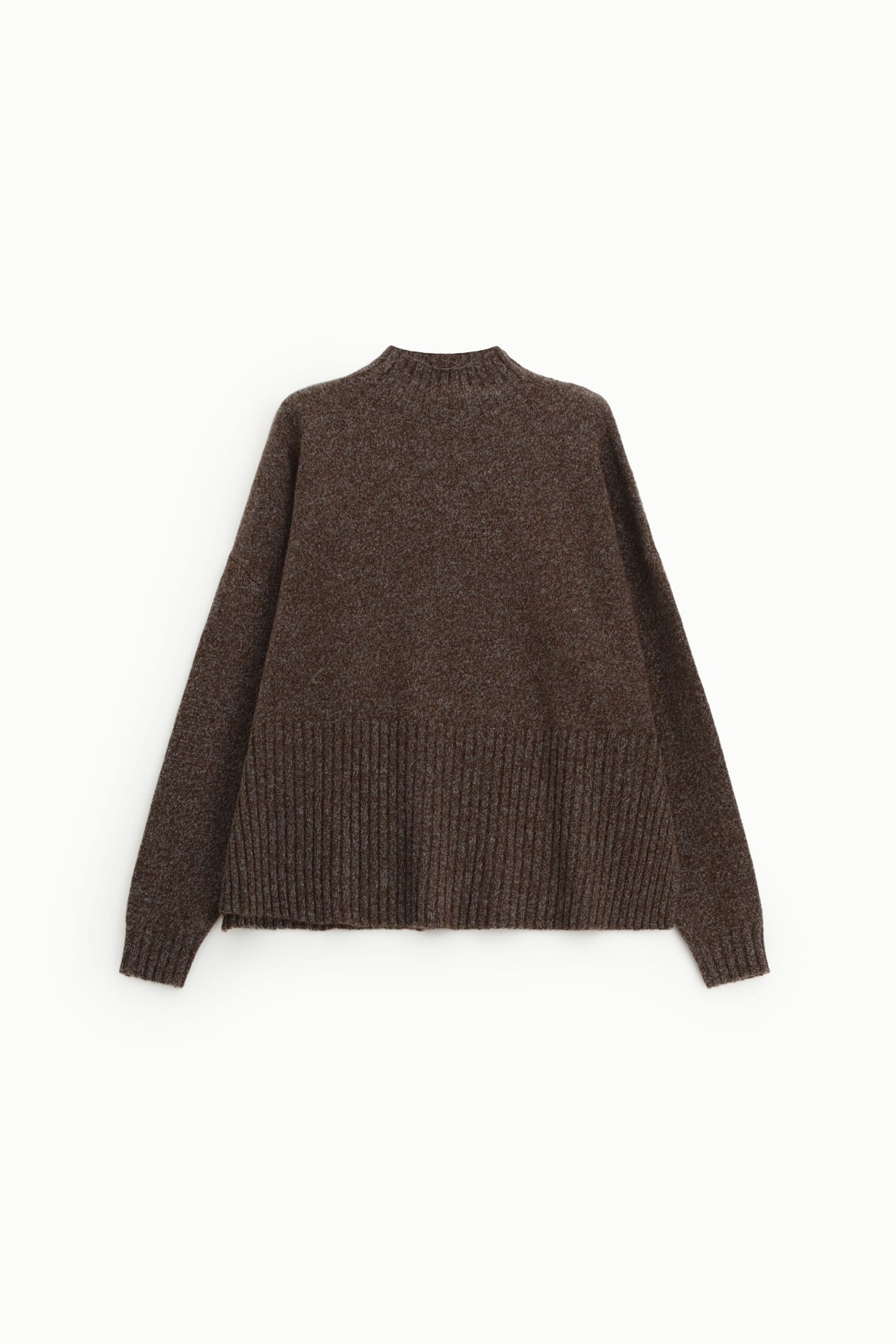 Maglione Girocollo Con Lavorazione A Coste Dixie