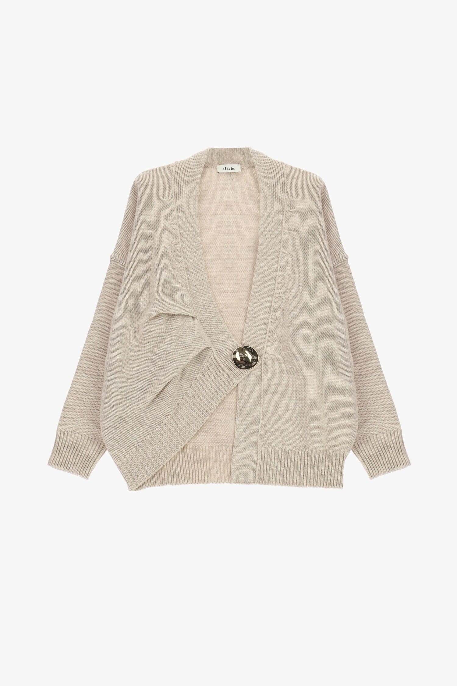 Cardigan « Dixie » à gros boutons et épaules tombantes
