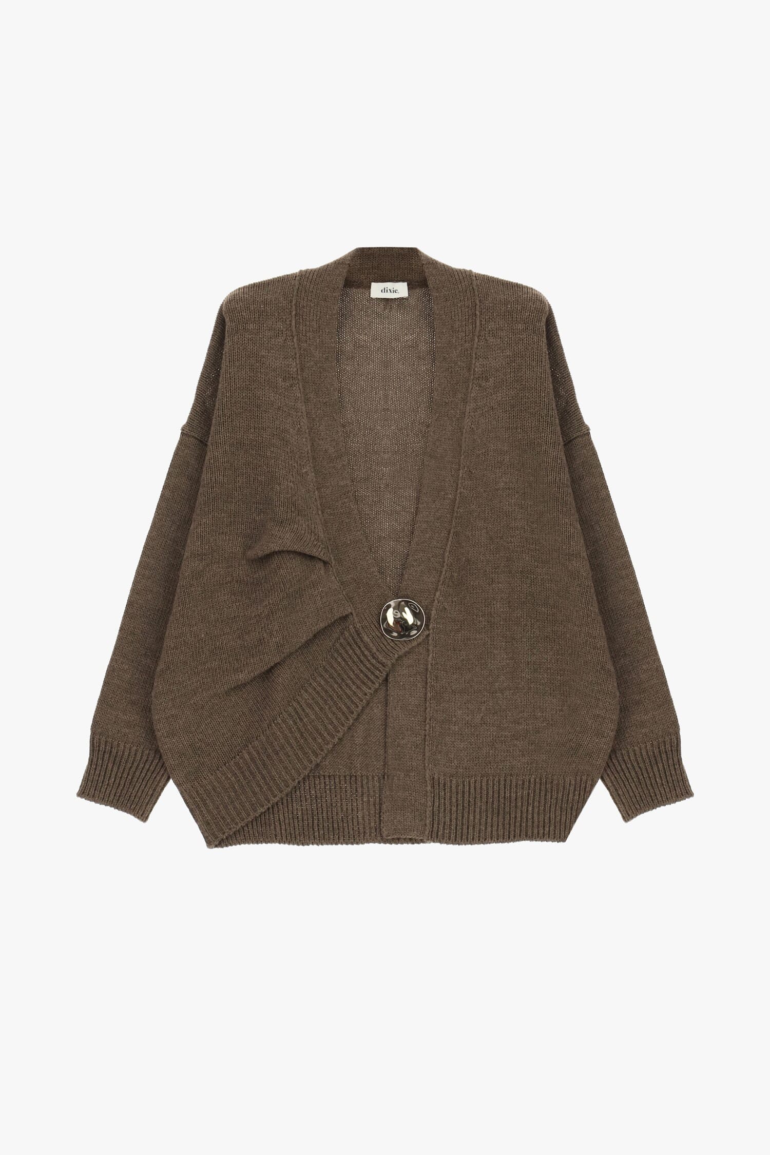 Cardigan « Dixie » à gros boutons et épaules tombantes