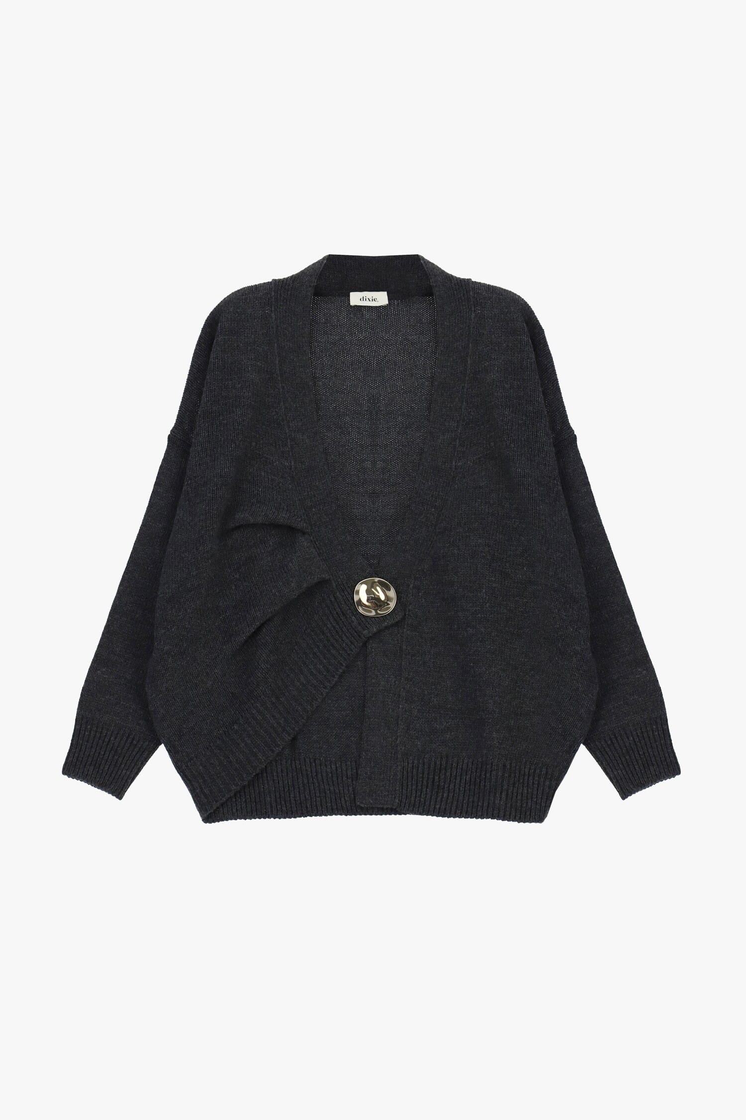 Cardigan « Dixie » à gros boutons et épaules tombantes