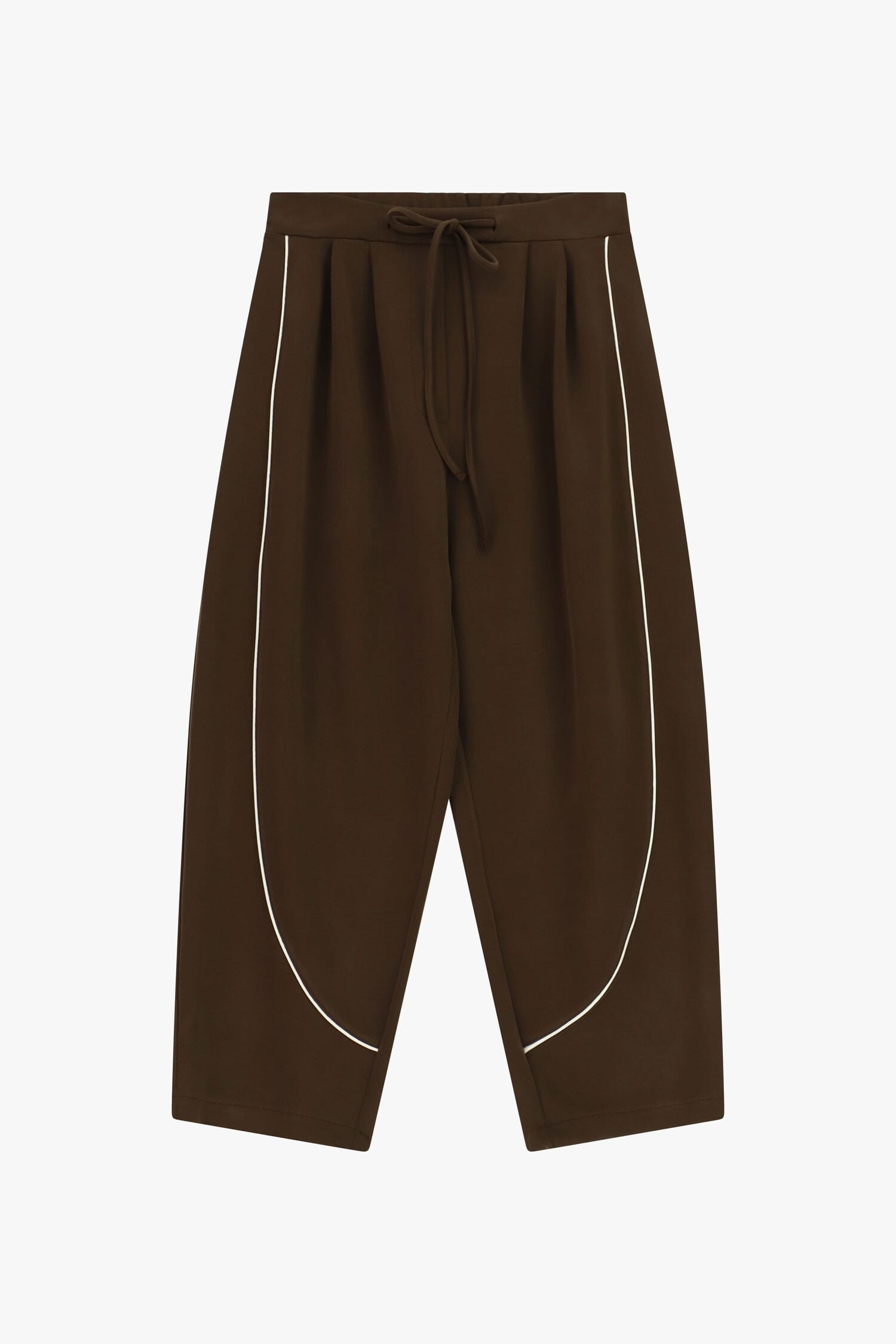 Pantaloni Palazzo Cropped Con Profili A Contrasto Dixie