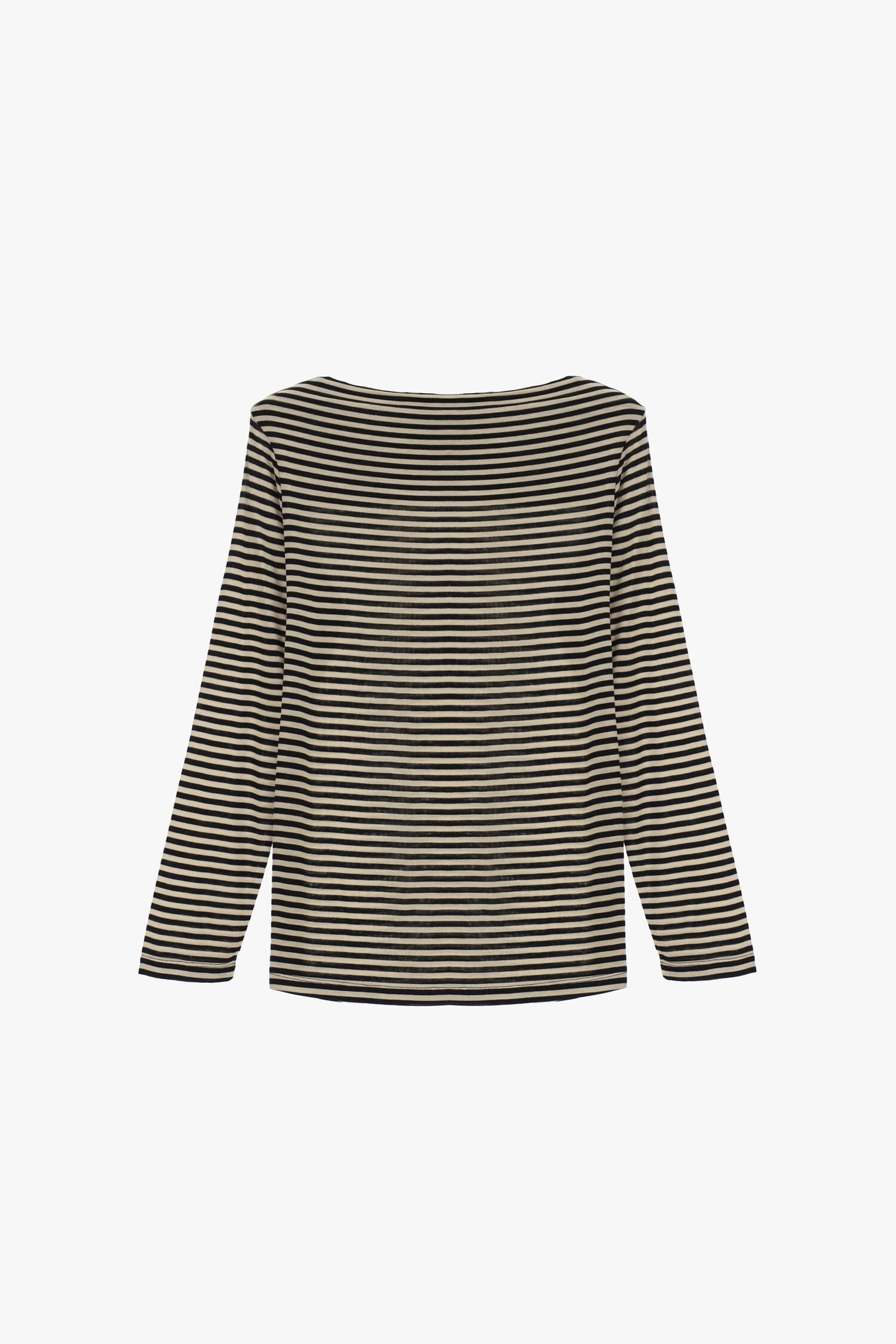 Dixie Regular-Fit Long-Sleeved Striped T-Shirt