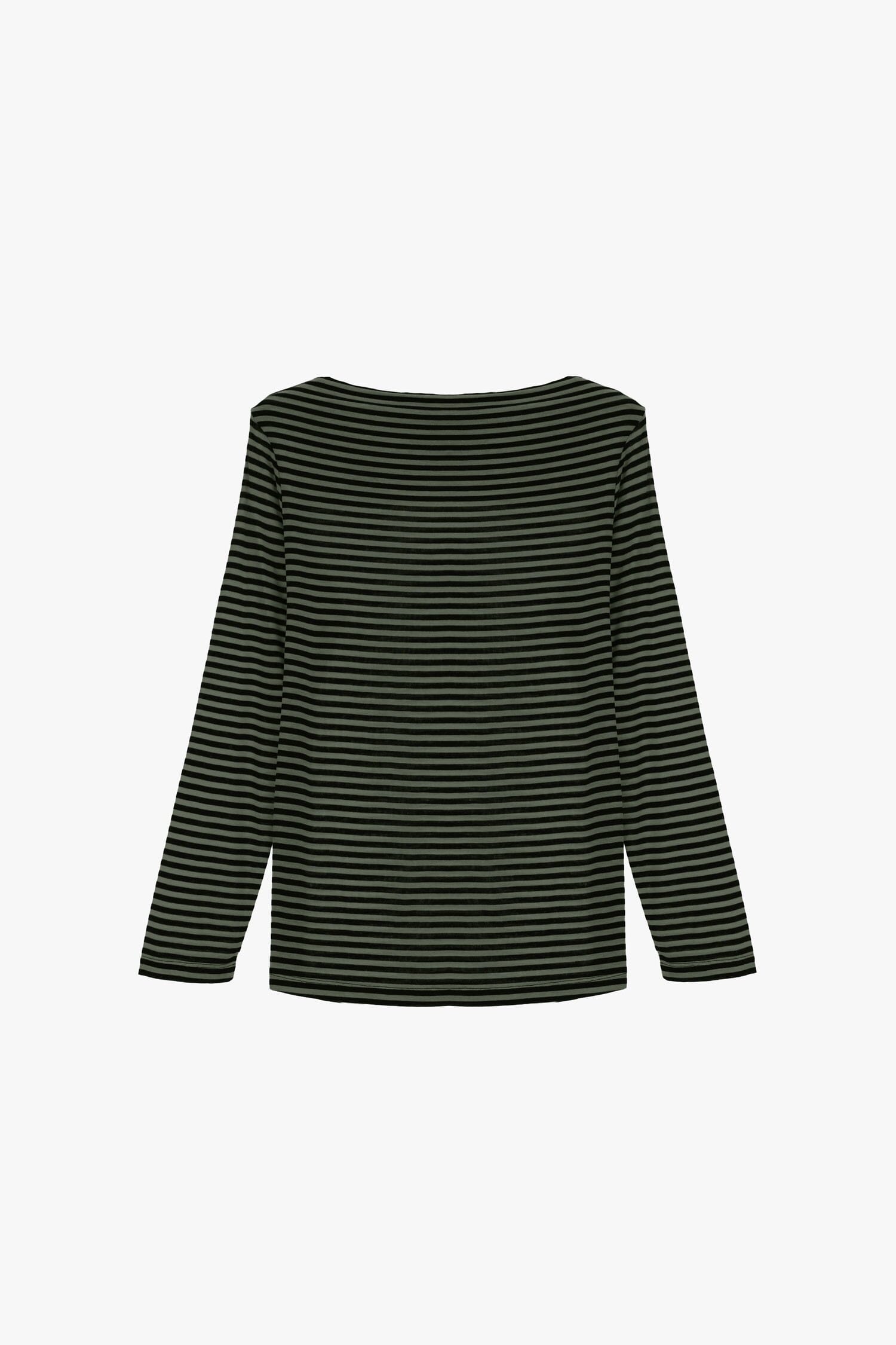 Dixie Regular-Fit Long-Sleeved Striped T-Shirt