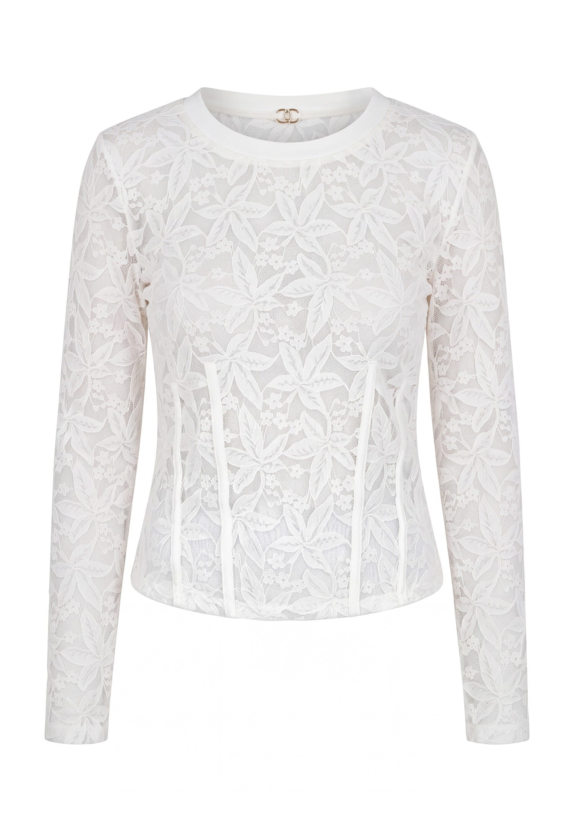 Maglia In Pizzo E Lurex Liu Jo