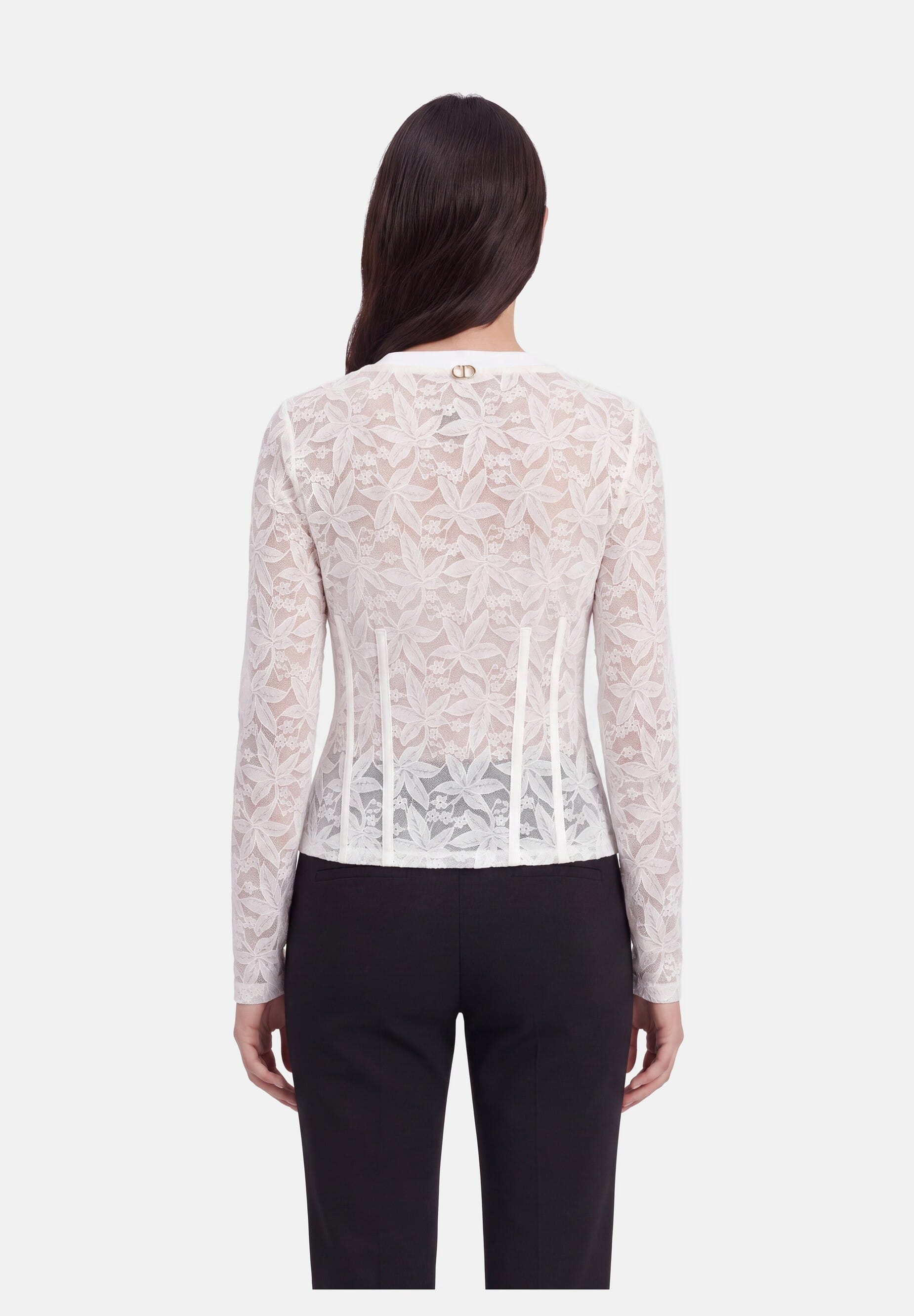 Maglia In Pizzo E Lurex Liu Jo