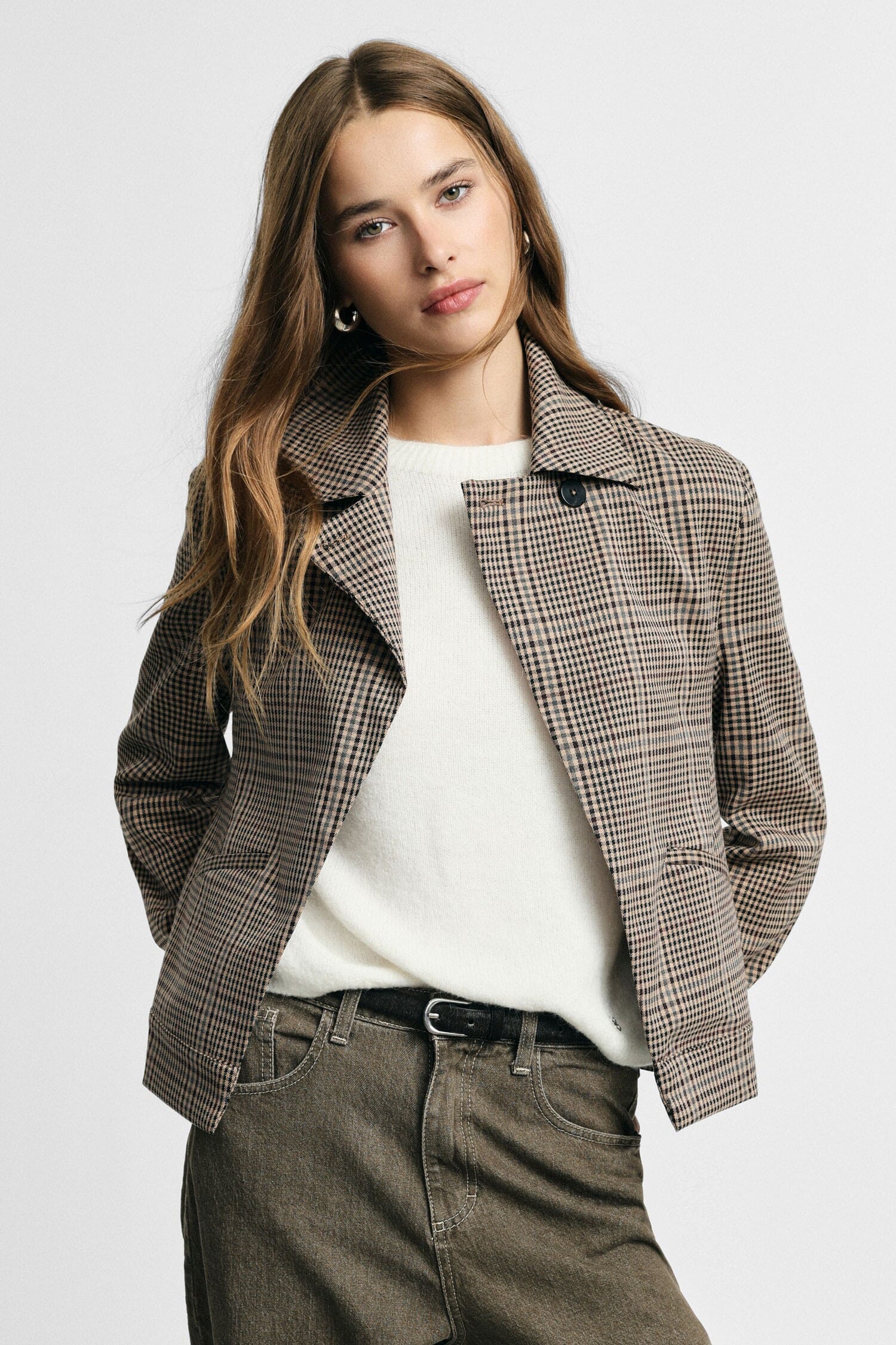 Giacca Camicia A Quadri Regular-Fit Con Tasche Frontali Please