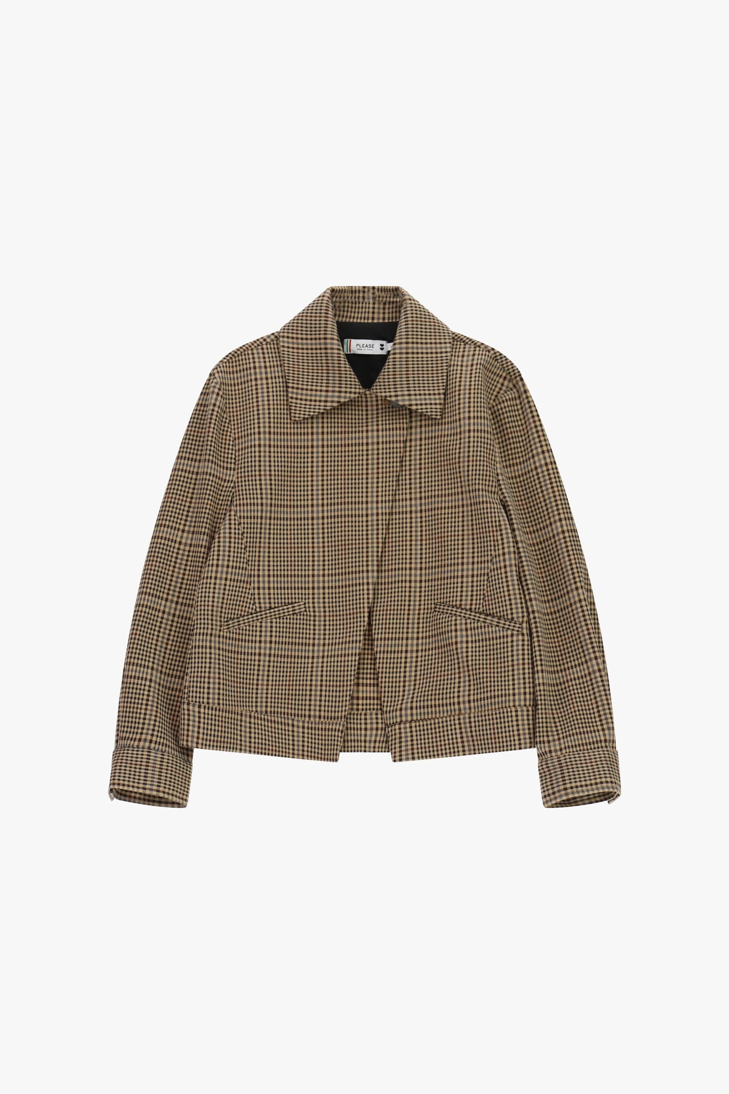Giacca Camicia A Quadri Regular-Fit Con Tasche Frontali Please