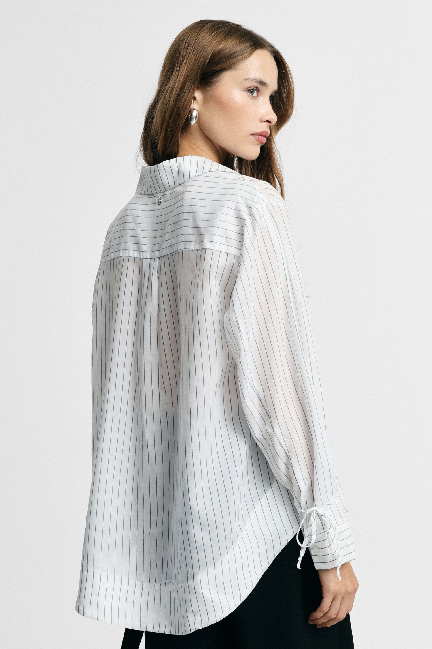Camicia Regular-Fit A Righe Con Polsini Regolabili Please