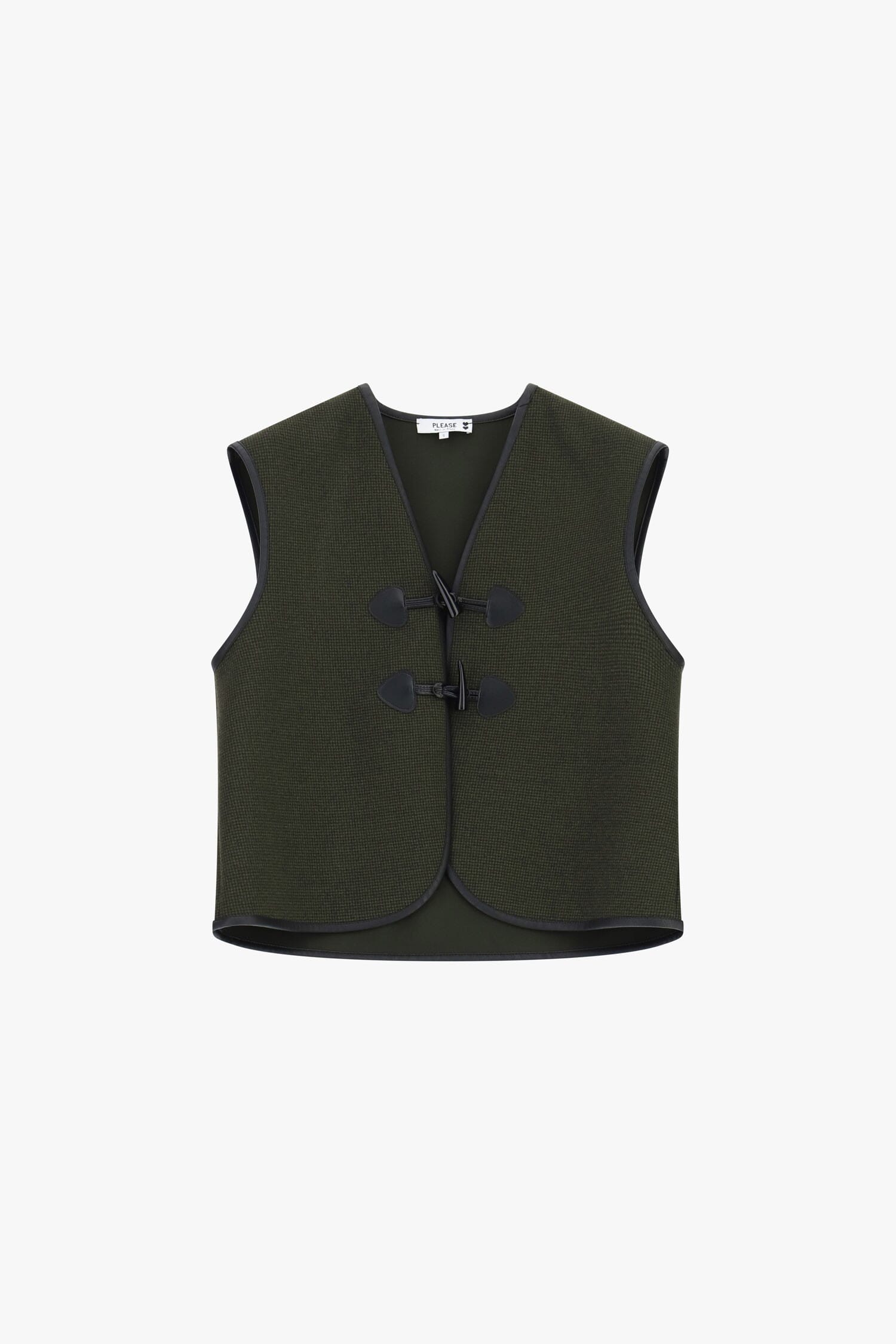 Gilet Con Chiusura A Alamari E Bordo A Contrasto Please