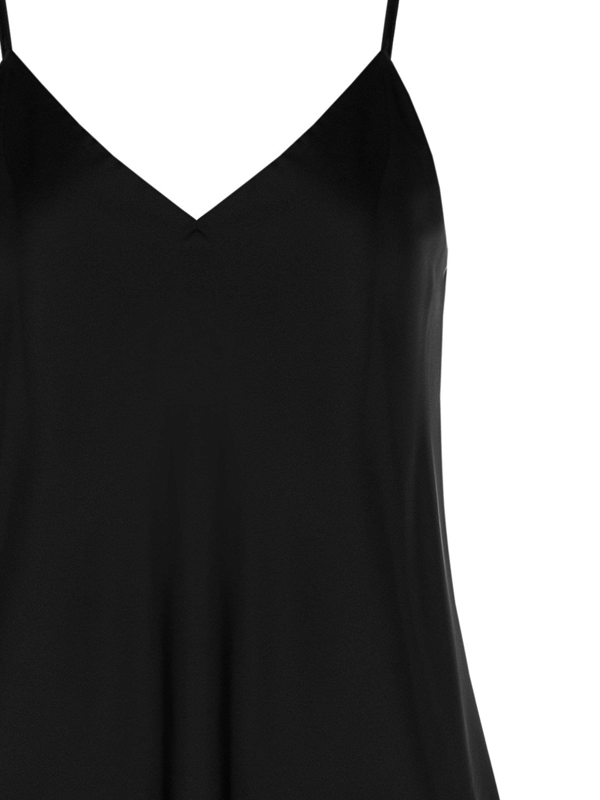 Top Fluido In Raso Con Doppio Scollo A V Rinascimento