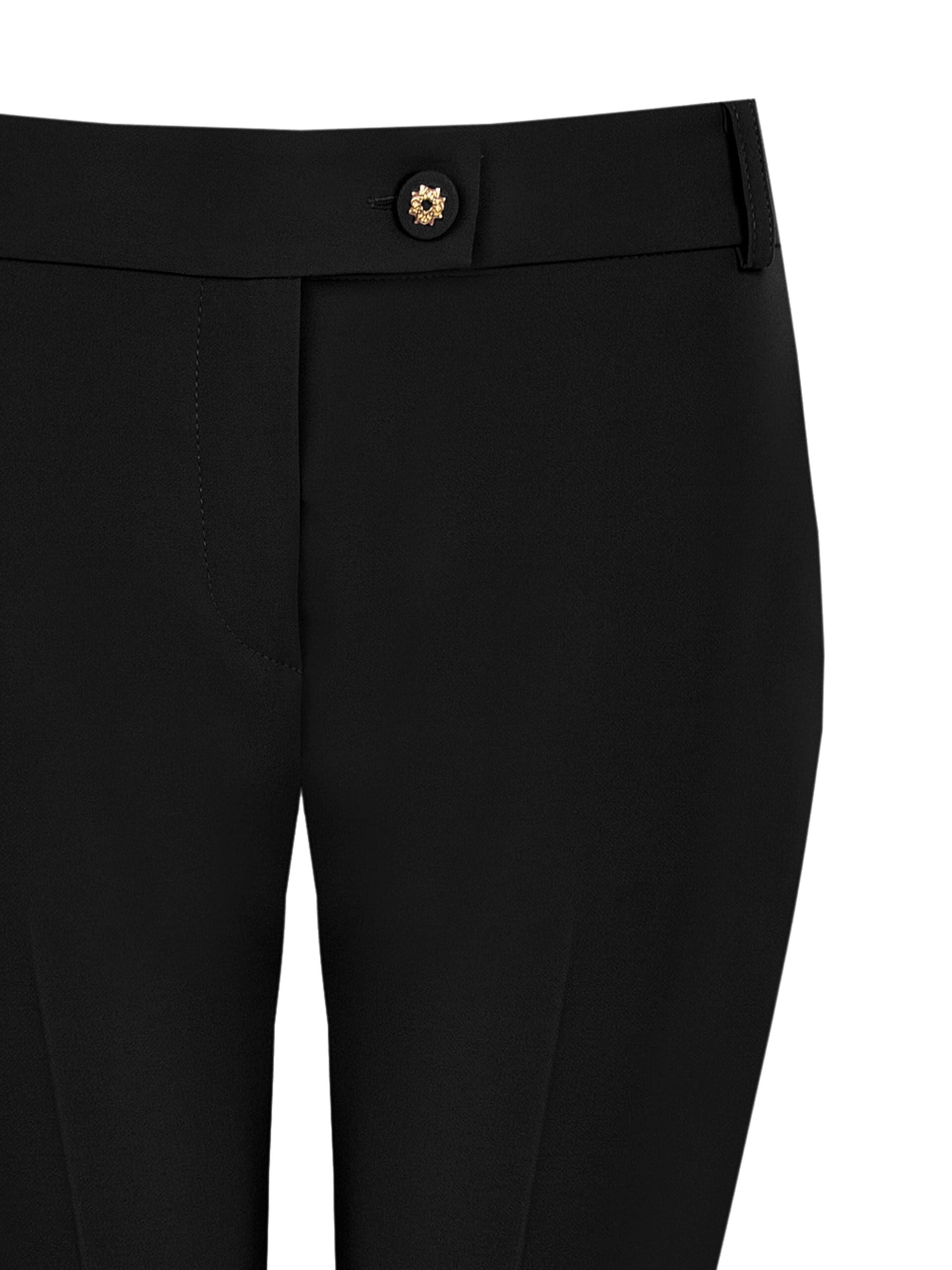 Pantaloni Dritti In Tessuto Tecnico Con Bottone Logo Rinascimento