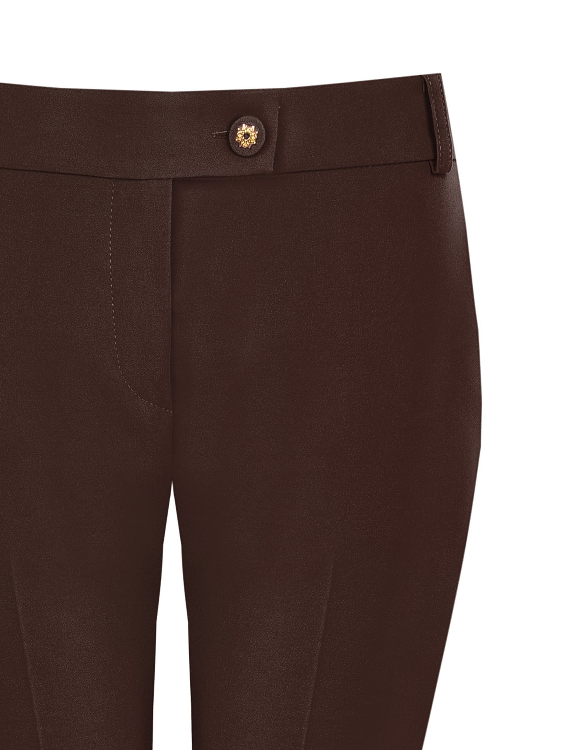 Pantaloni Dritti In Tessuto Tecnico Con Bottone Logo Rinascimento