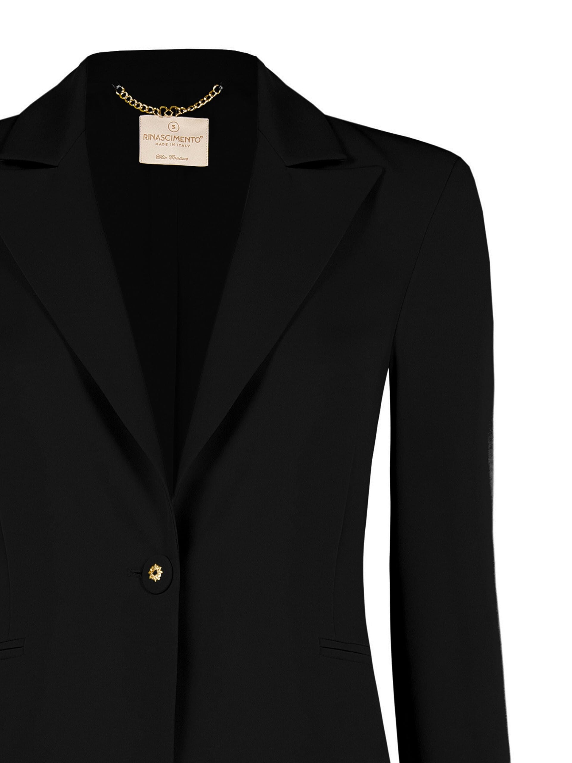 Rinascimento Fitted Blazer Jacket in Technical Fabric