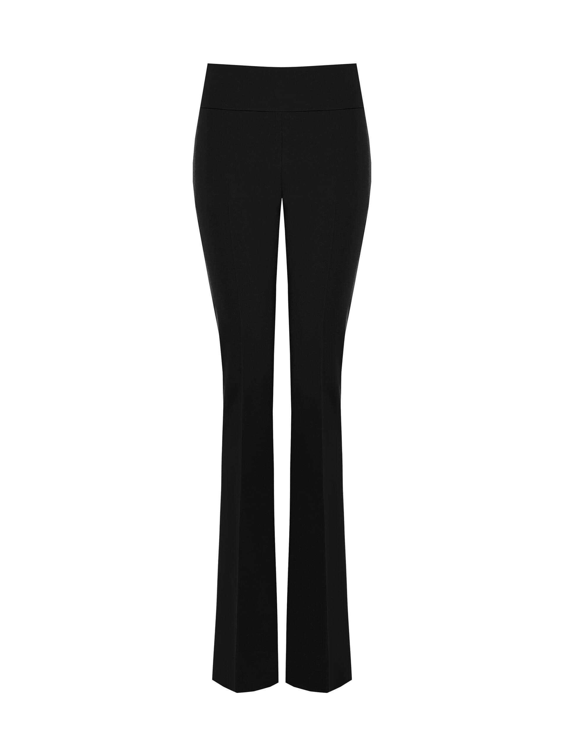 Pantaloni A Zampa In Tessuto Tecnico Con Fascia In Vita Rinascimento
