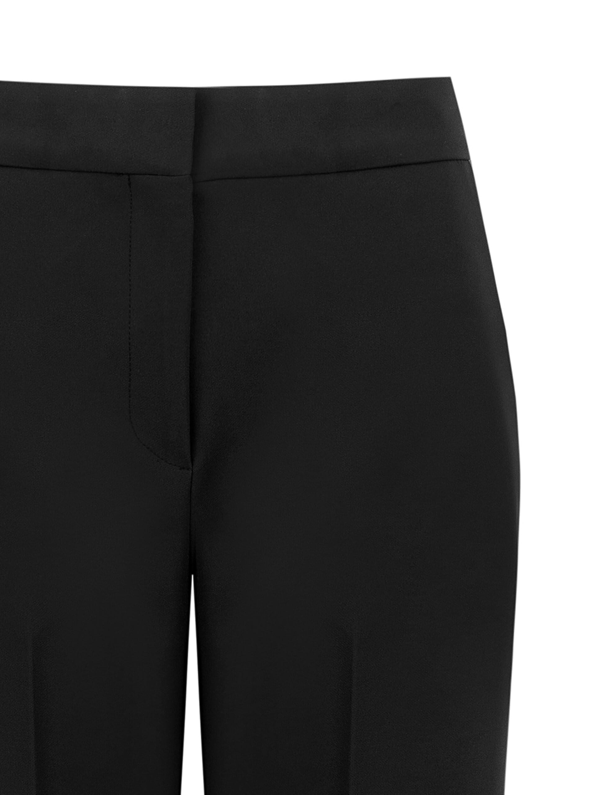 Pantaloni Palazzo In Tessuto Tecnico Con Bottone E Zip A Scomparsa Rinascimento