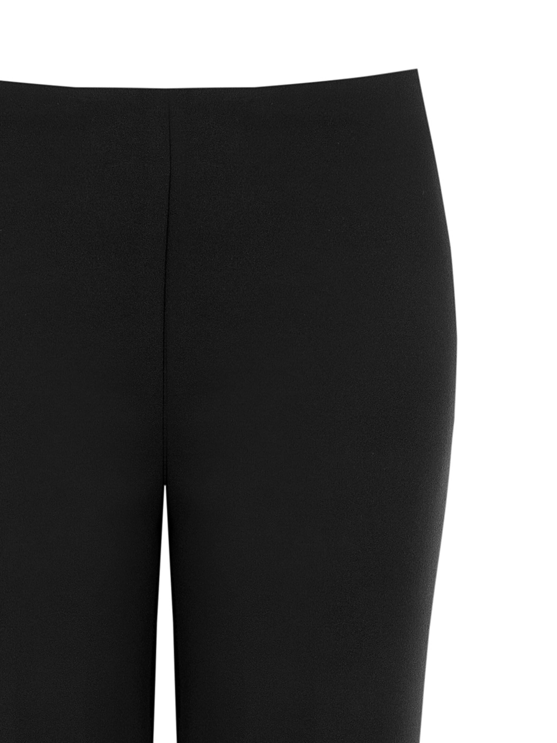 Pantaloni Dritti In Scuba Crepe Con Vita Elasticizzata Rinascimento