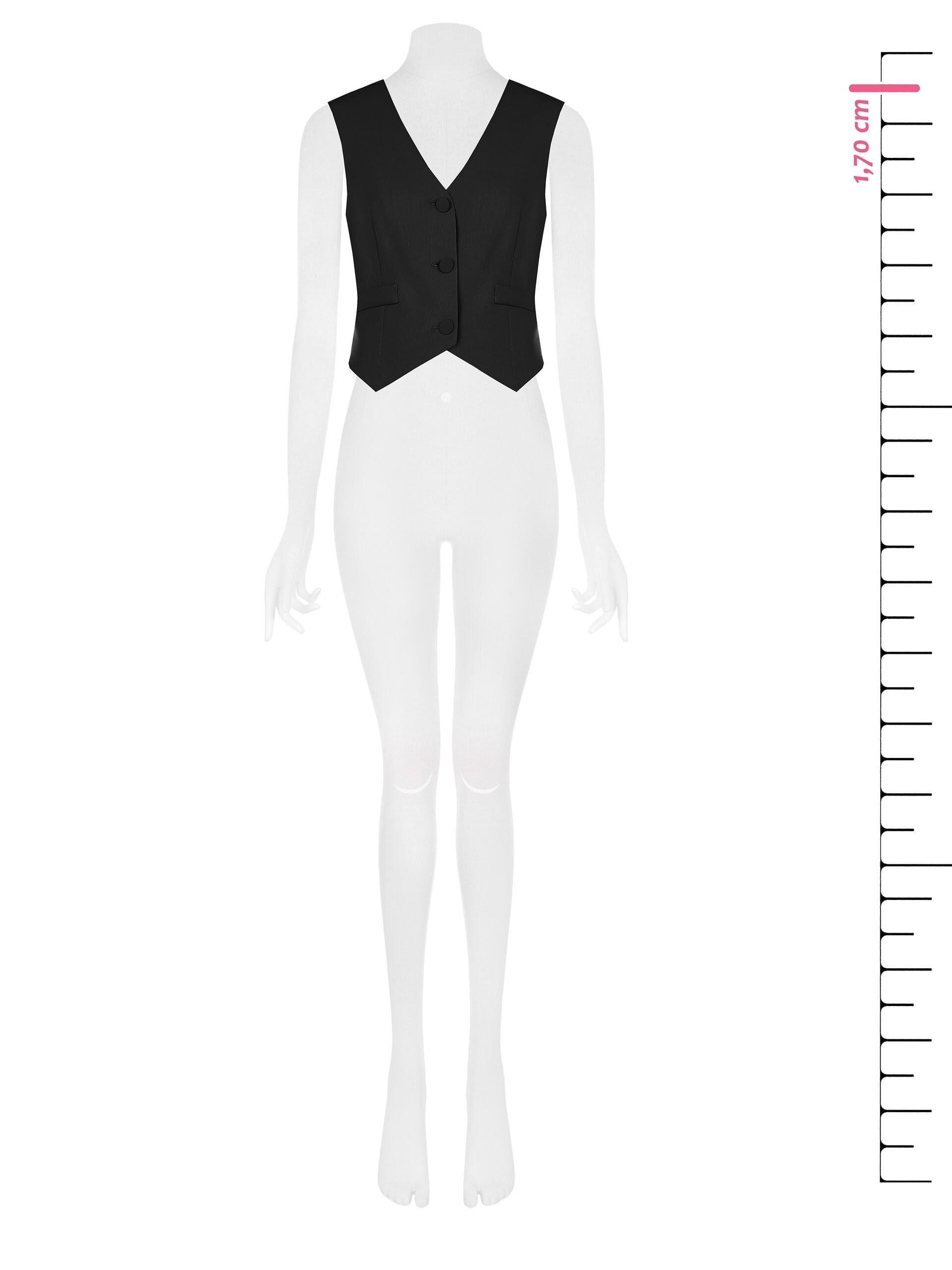 Cadi Fabric Waistcoat with Tone-on-Tone Metal Buttons – Rinascimento