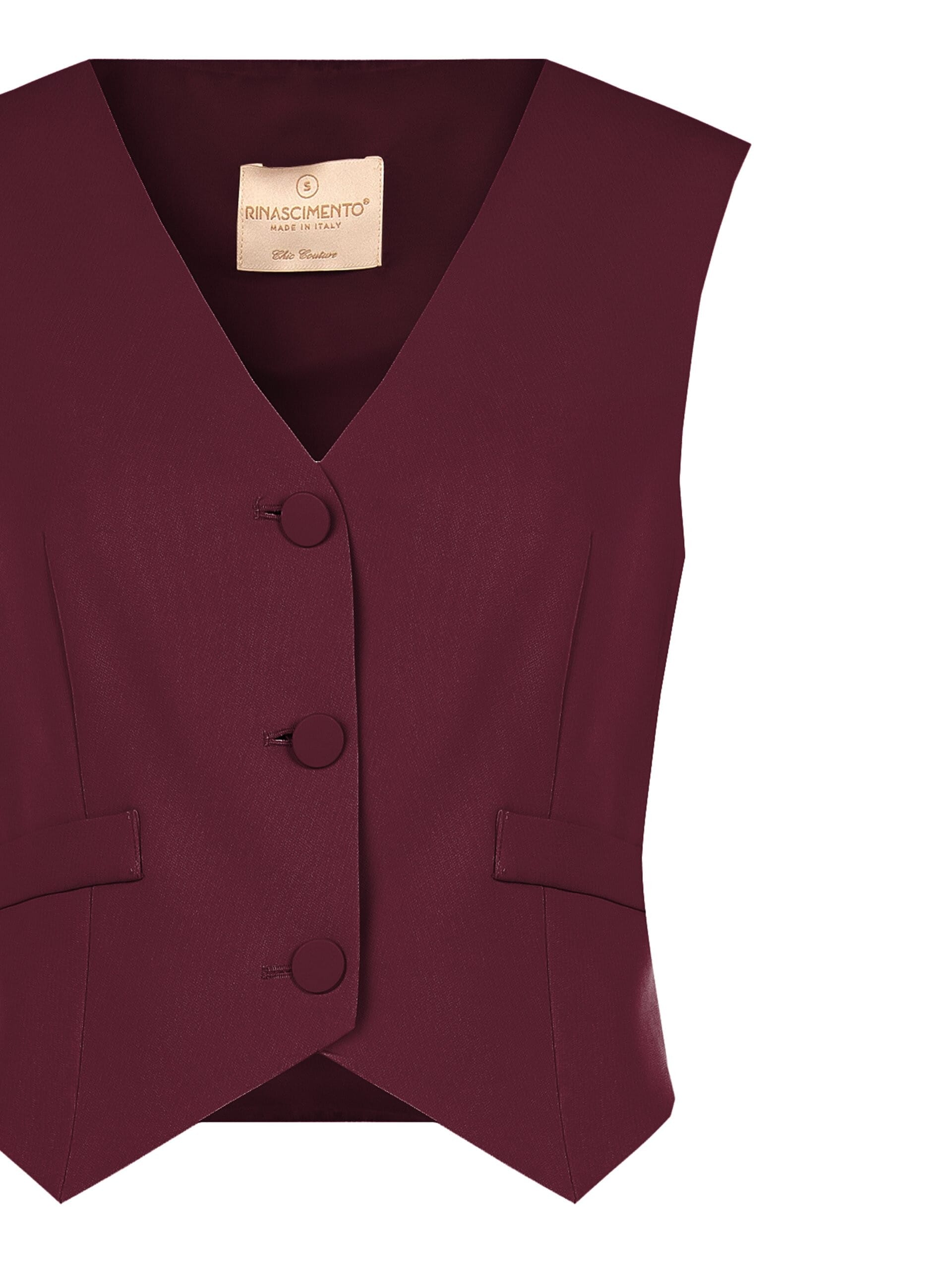 Cadi Fabric Waistcoat with Tone-on-Tone Metal Buttons – Rinascimento