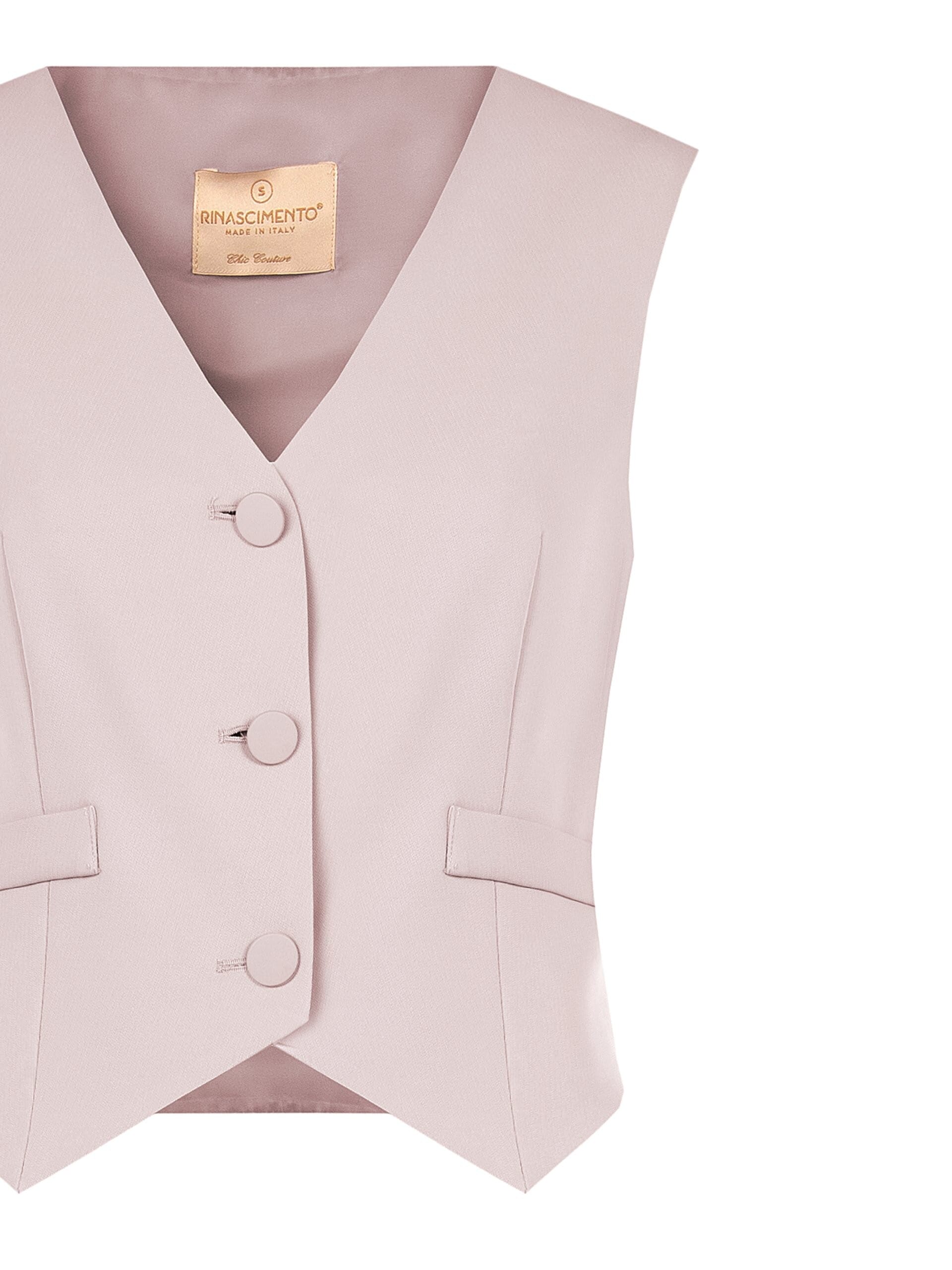Cadi Fabric Waistcoat with Tone-on-Tone Metal Buttons – Rinascimento