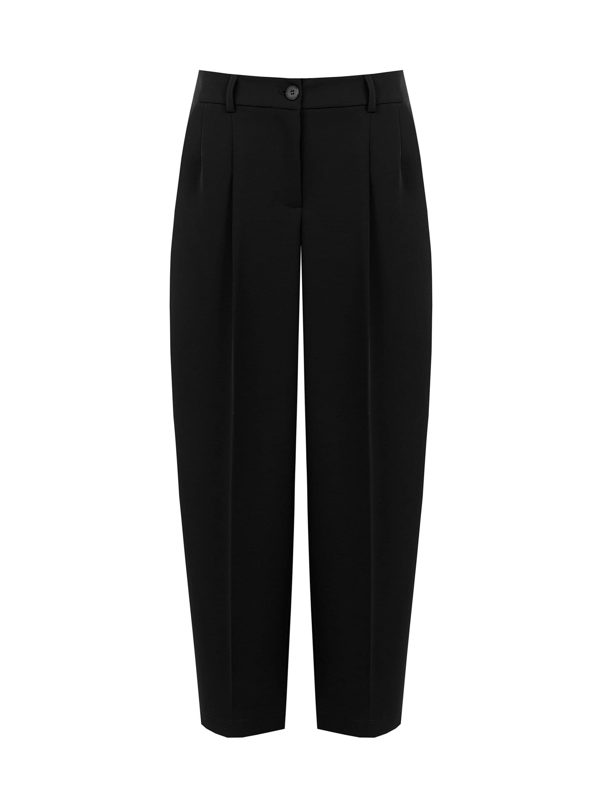 Pantalon ballon en tissu Cadi avec pinces Rinascimento