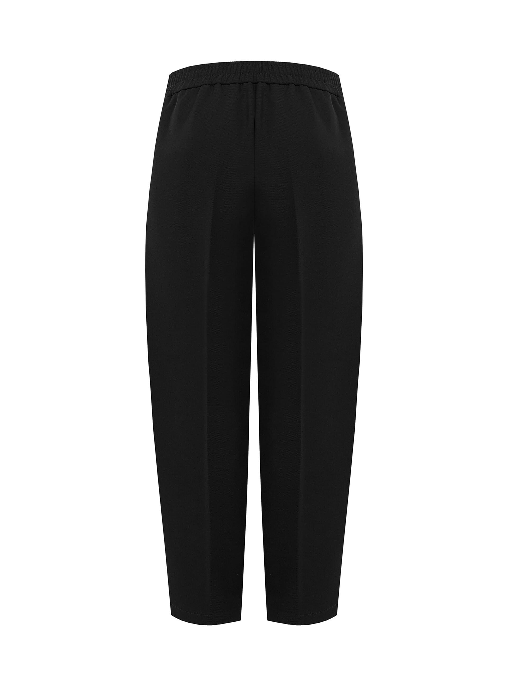 Pantalon ballon en tissu Cadi avec pinces Rinascimento