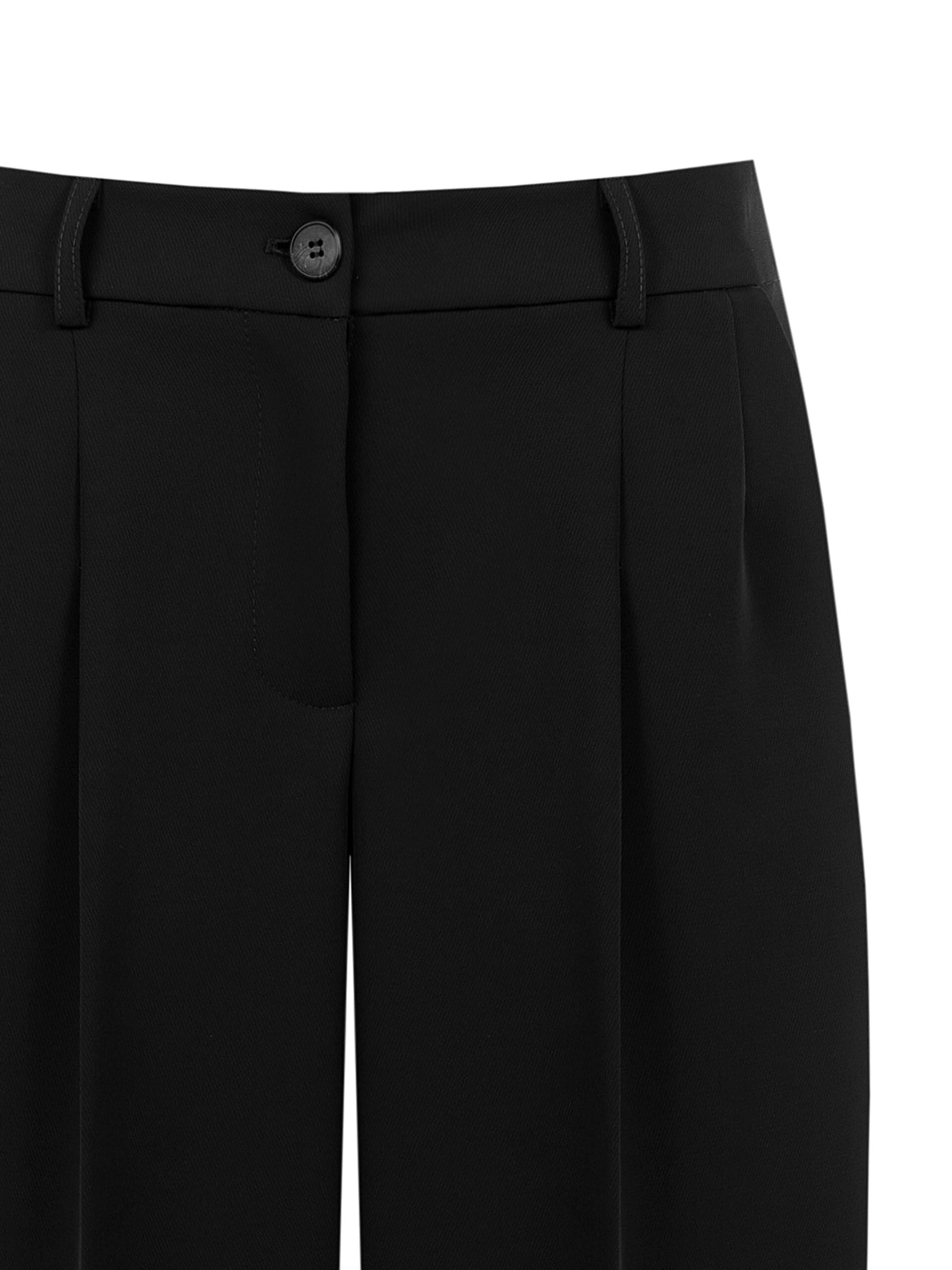 Pantalon ballon en tissu Cadi avec pinces Rinascimento