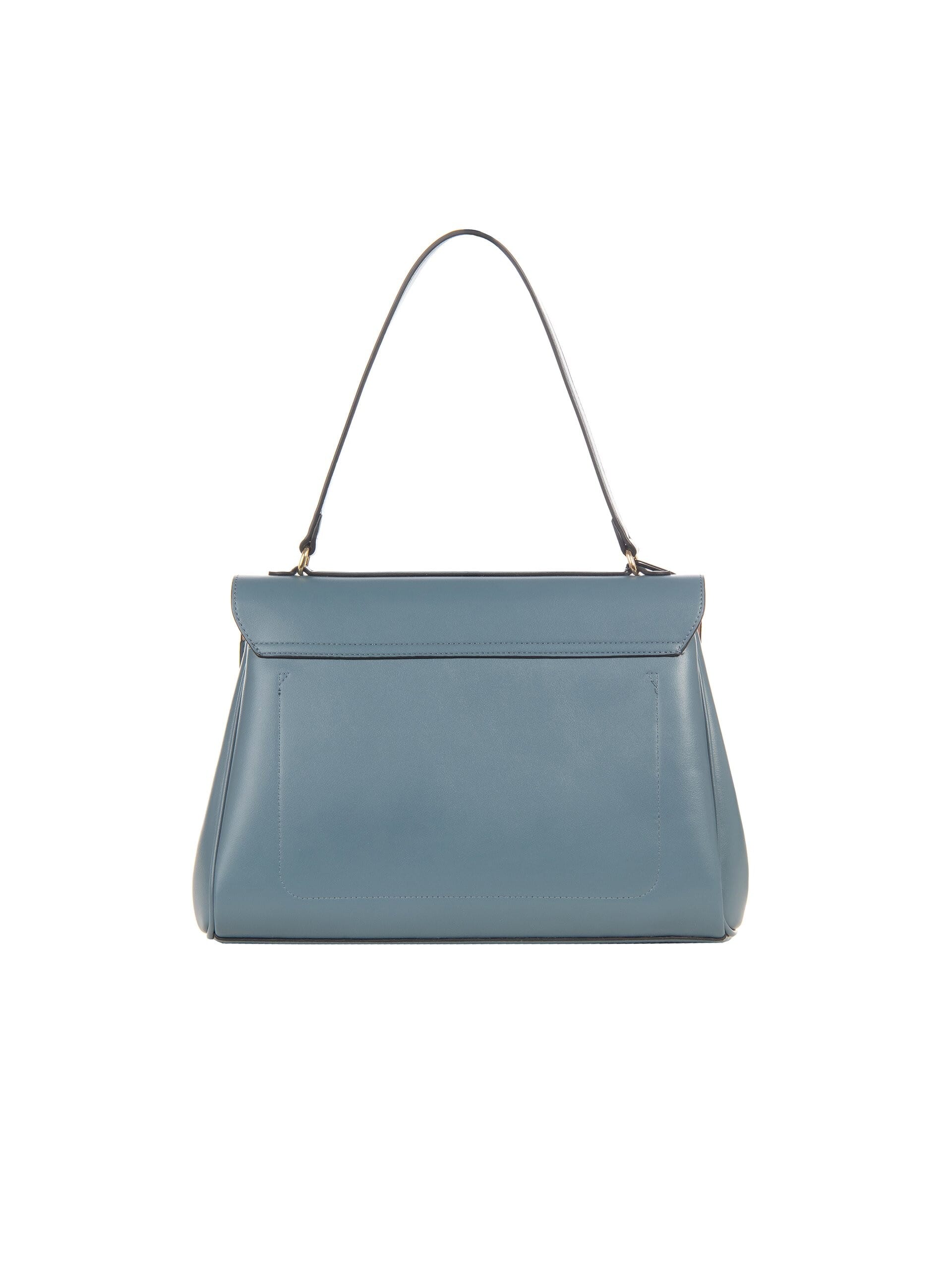 Borsa A Spalla In Similpelle Liscia Con Charms Decorativi E Tracolla Rimovibile Rinascimento