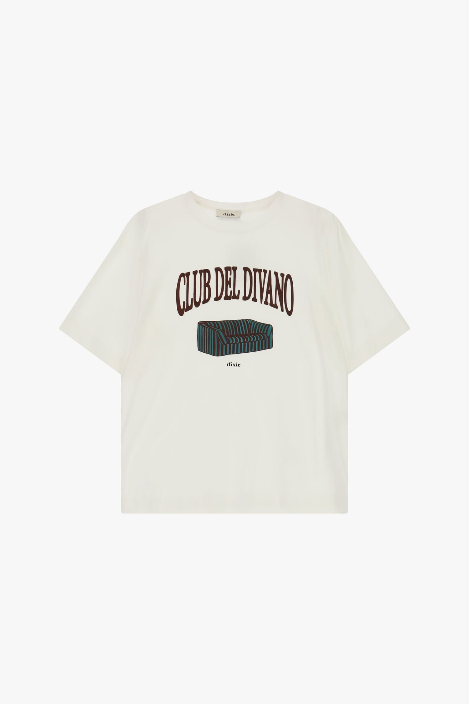 T-Shirt A Maniche Corte Stampa Club Del Divano Dixie