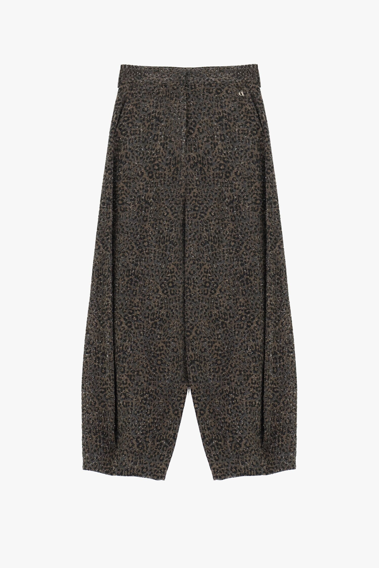 Pantaloni Palazzo Fantasia Animalier Vita Alta Dixie
