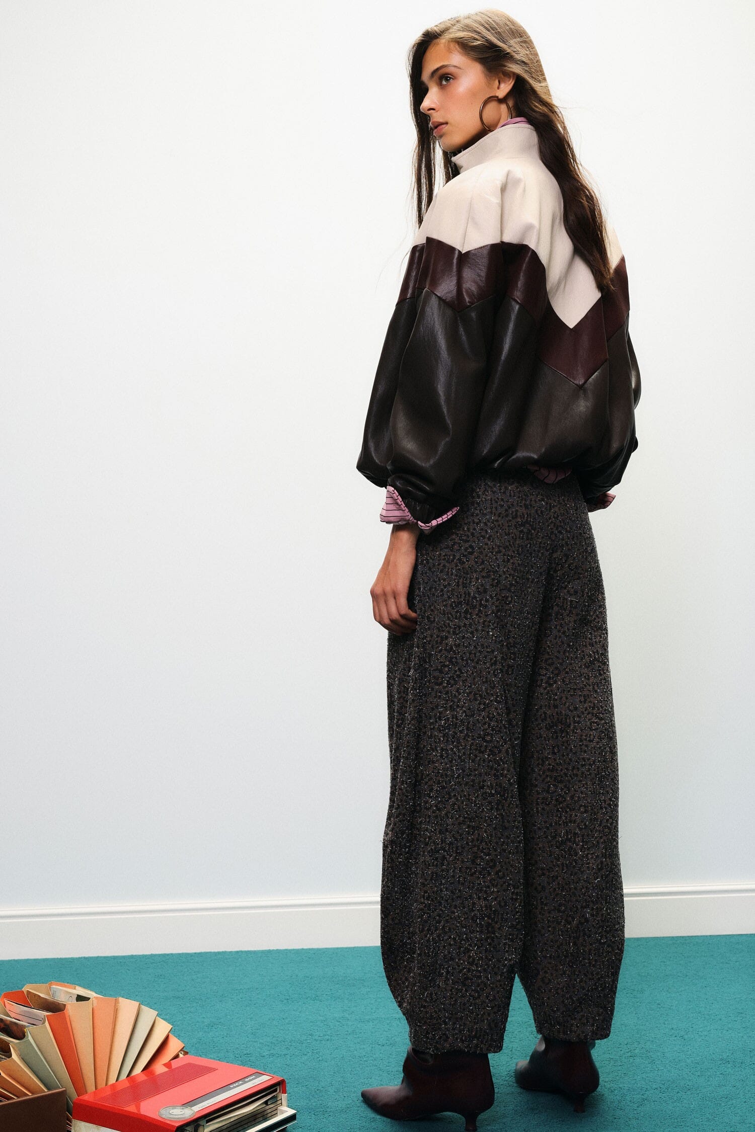 Pantaloni Palazzo Fantasia Animalier Vita Alta Dixie