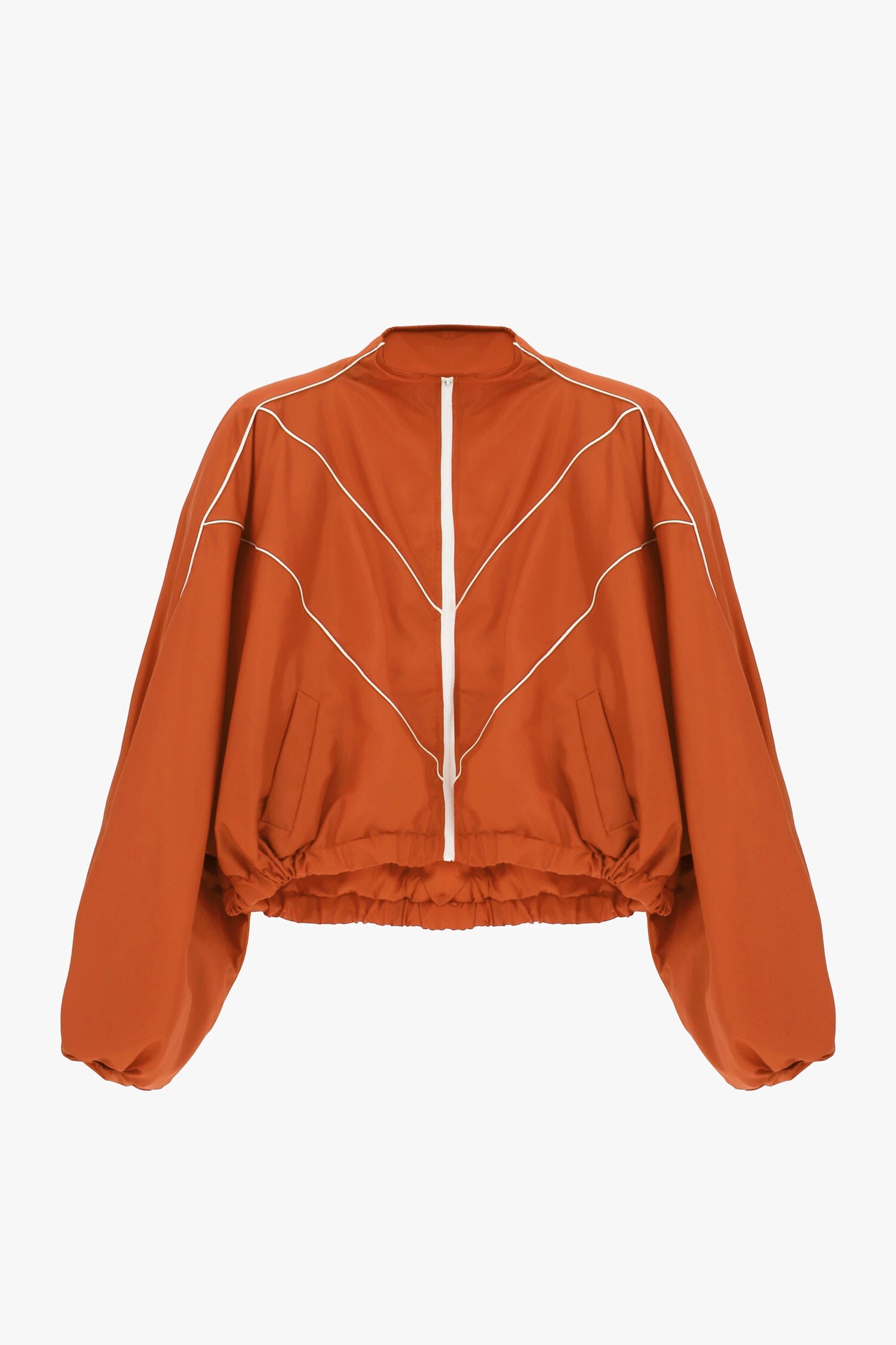 Bomber Corta Con Maniche Balloon E Zip Dixie