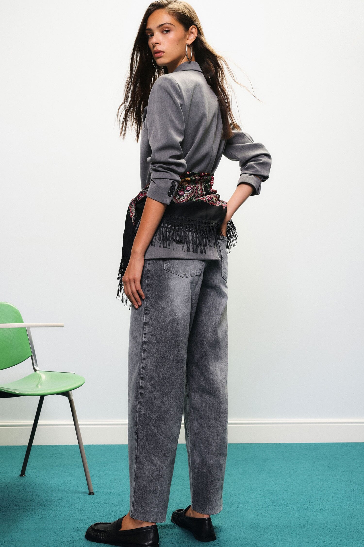 Jeans A Gamba Ampia Con Lavaggio Effetto Vintage Dixie