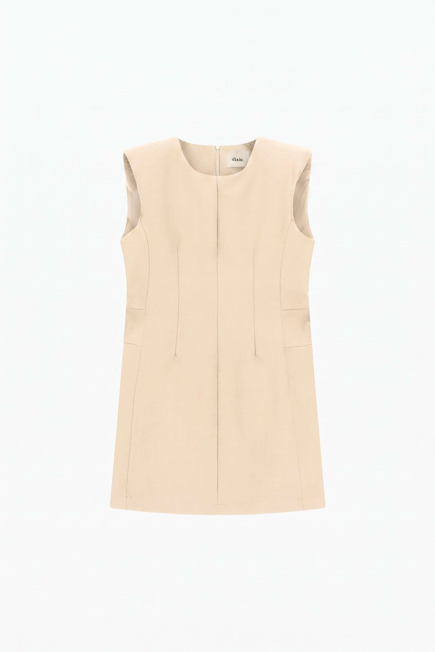 Abito Corto Senza Maniche Con Zip Posteriore Dixie