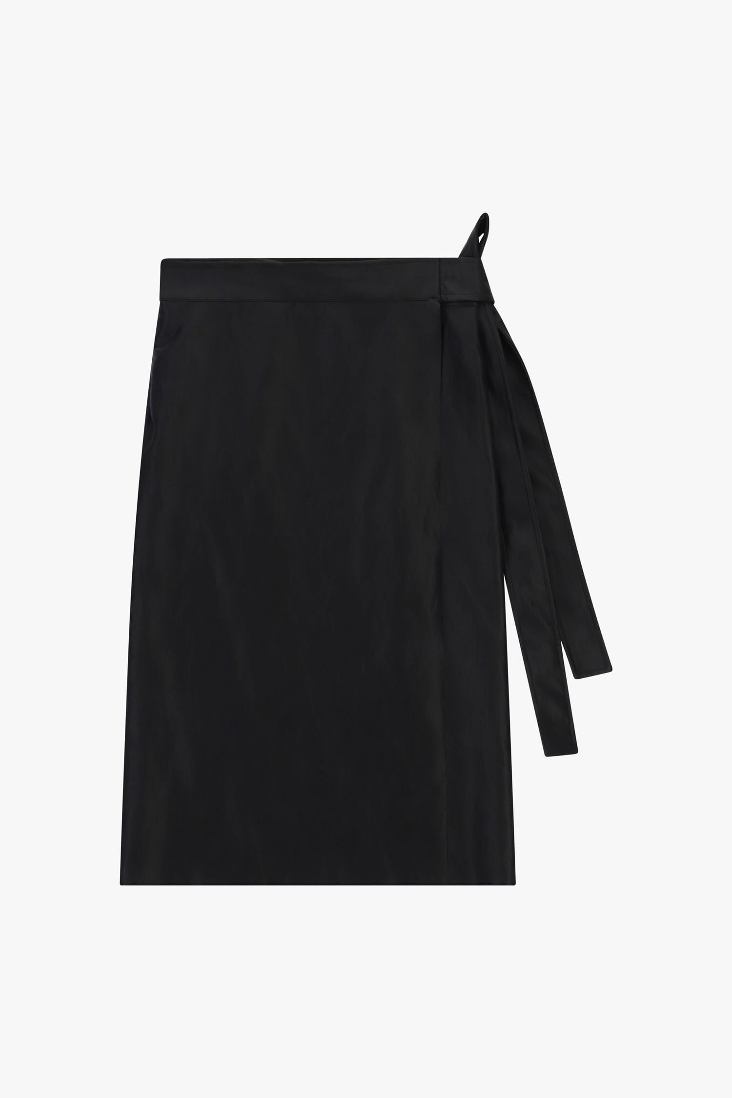 Dixie Midi Wrap Skirt with Side Belt
