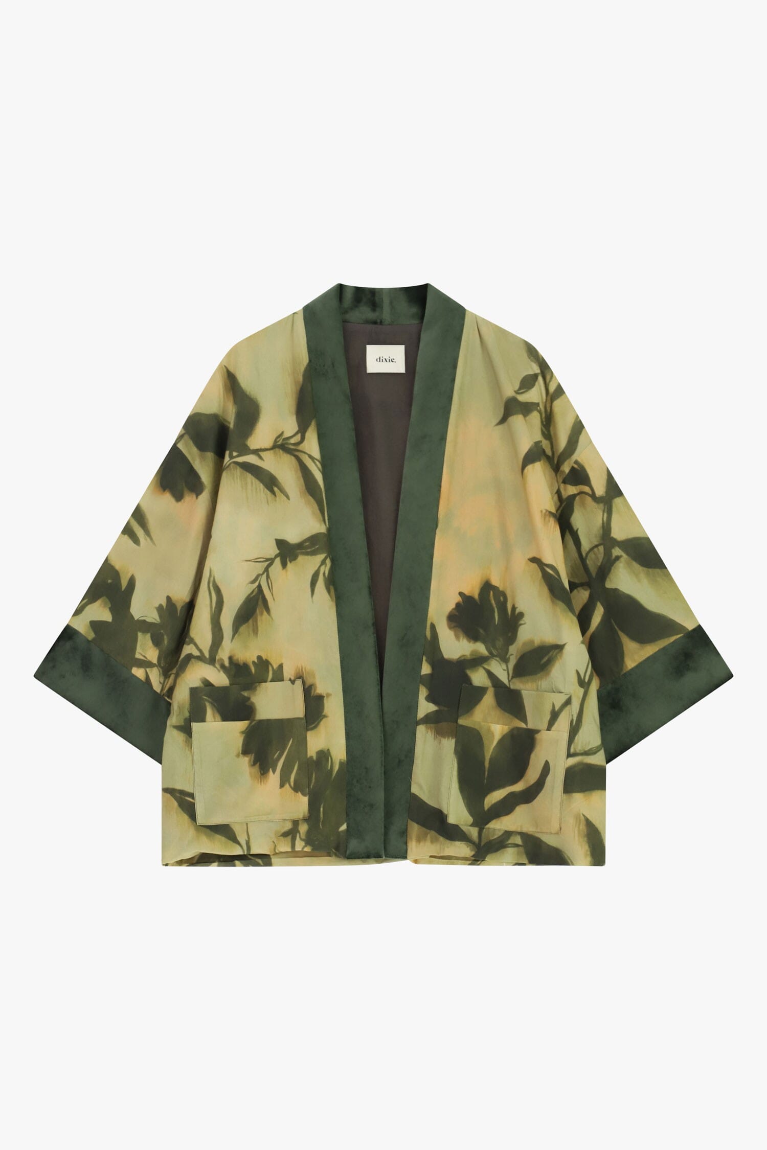 Manteau court à imprimé floral et poches « Dixie »