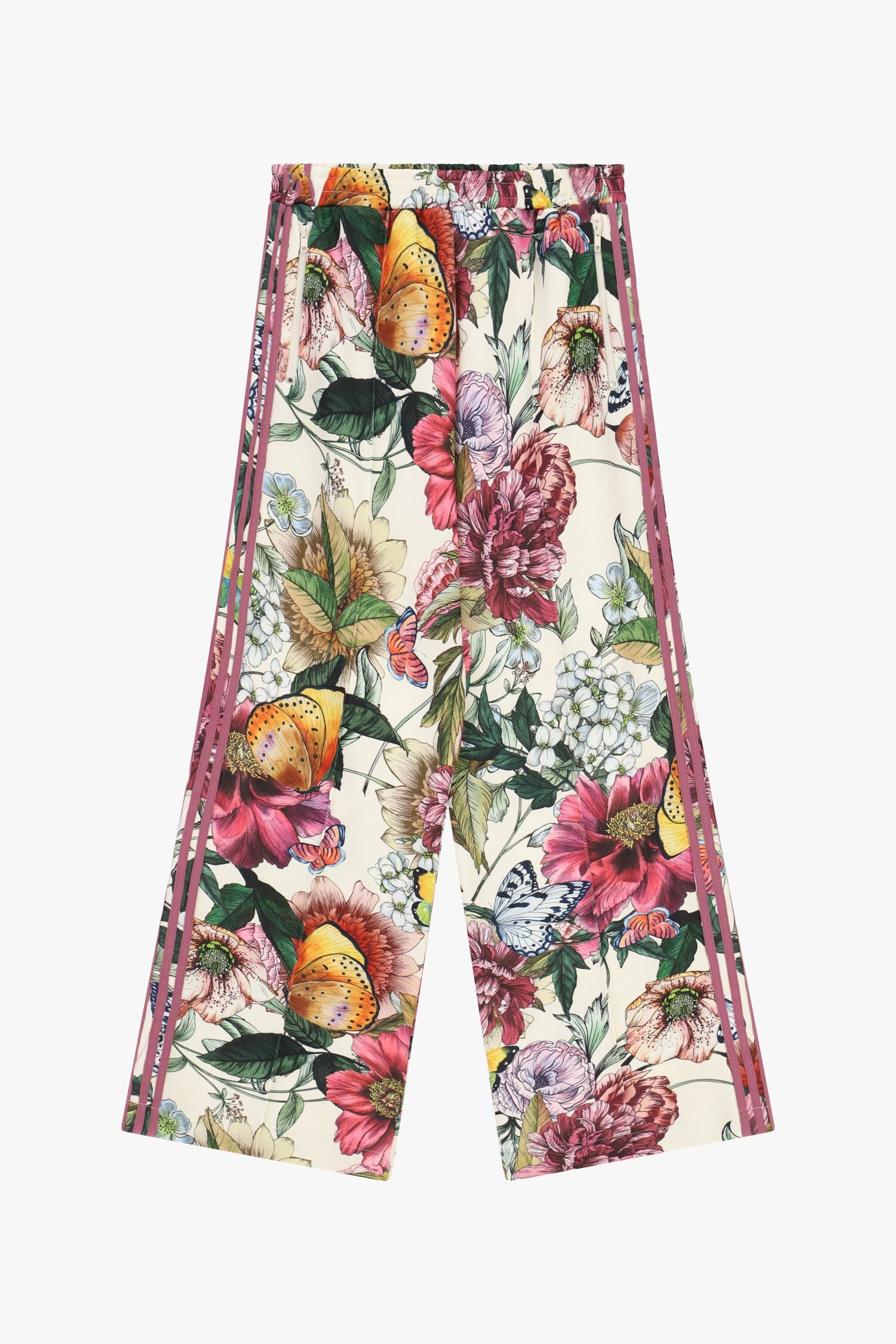 Dixie Floral Print Palazzo Trousers with Elasticated Waist
