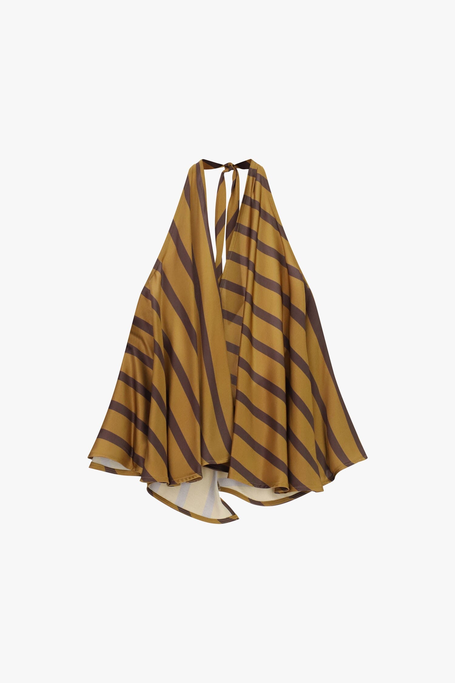 Top Ampio A Righe Con Scollo Allacciato Dixie