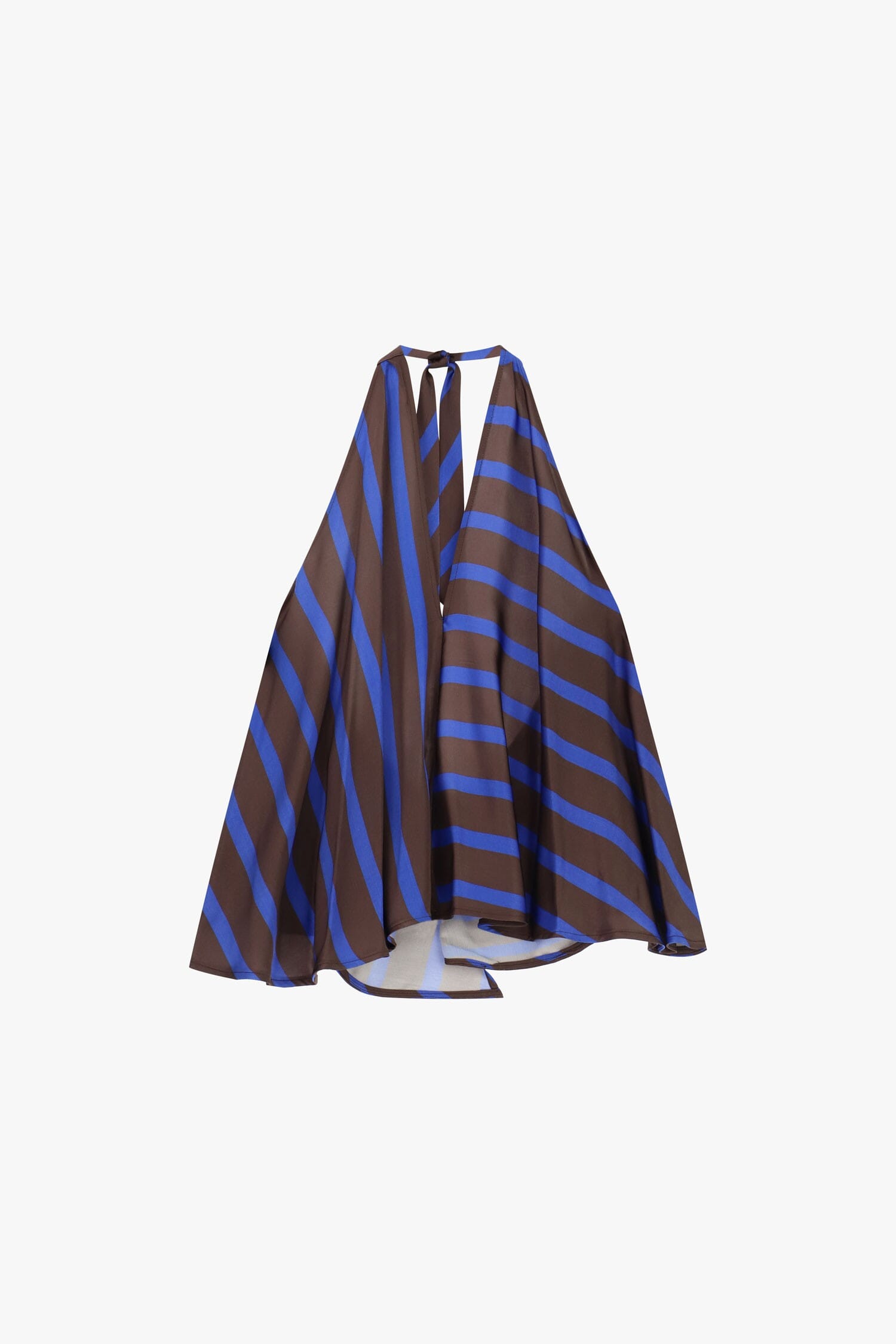 Top Ampio A Righe Con Scollo Allacciato Dixie