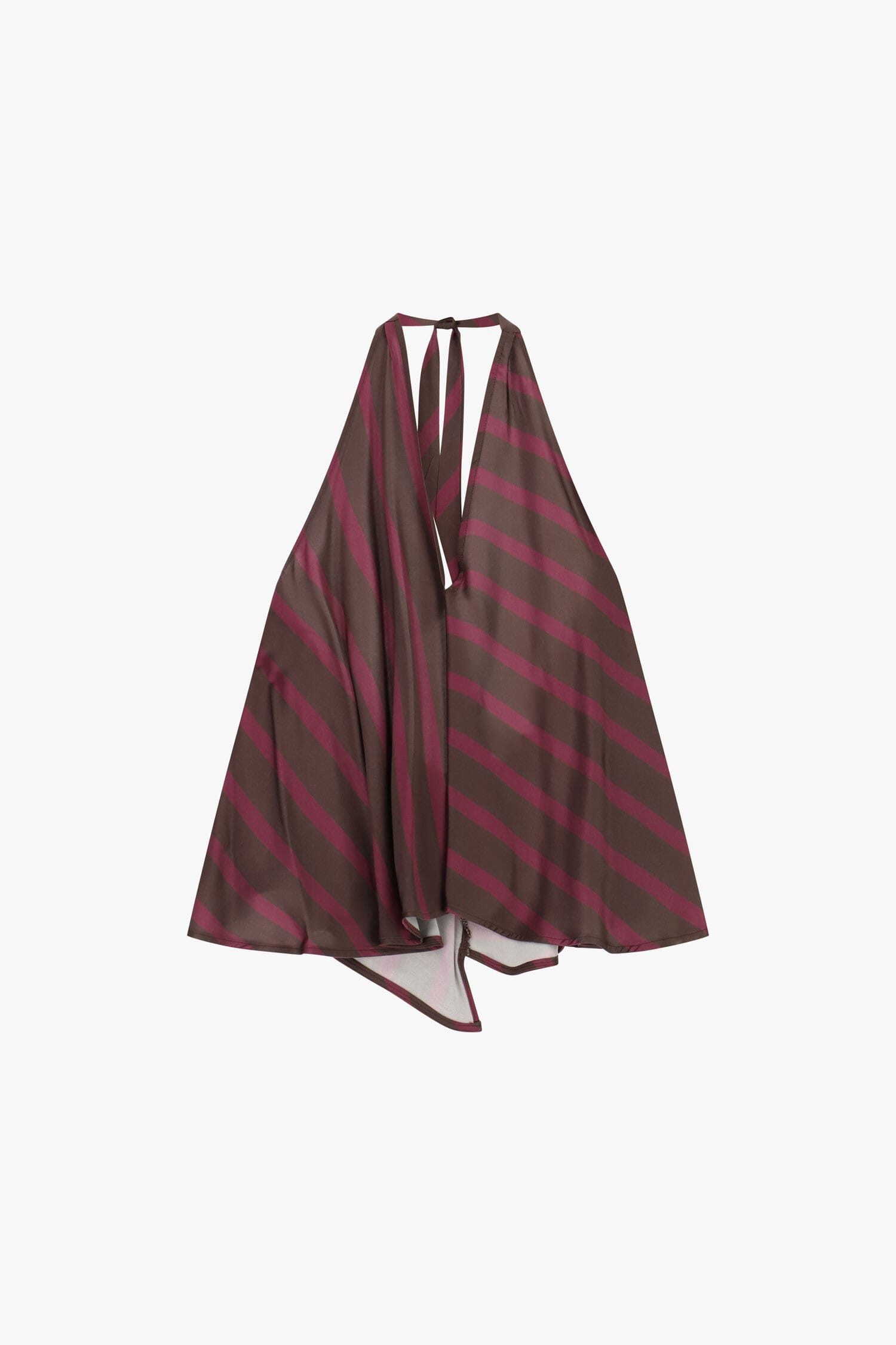 Top Ampio A Righe Con Scollo Allacciato Dixie