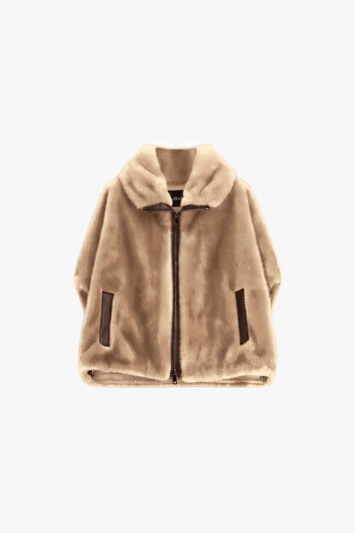 Dixie Short Coat with Zip and Inset Pockets