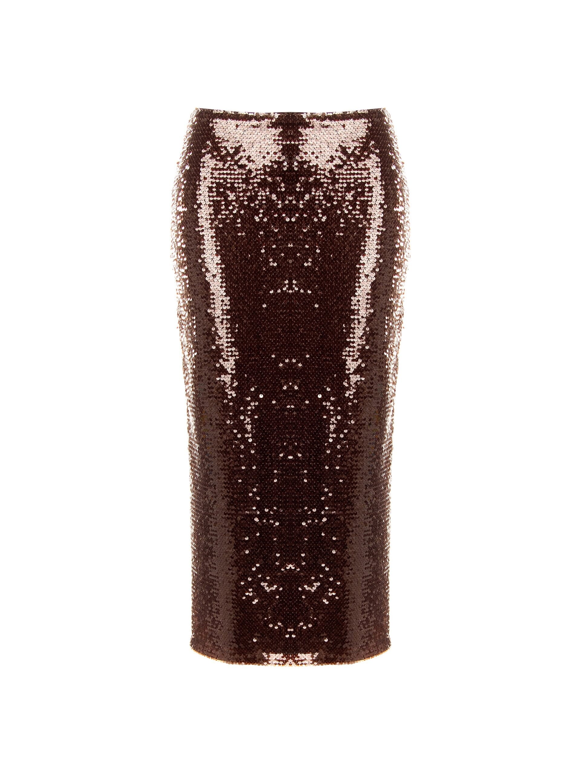Rinascimento Sequinned Sheath Skirt