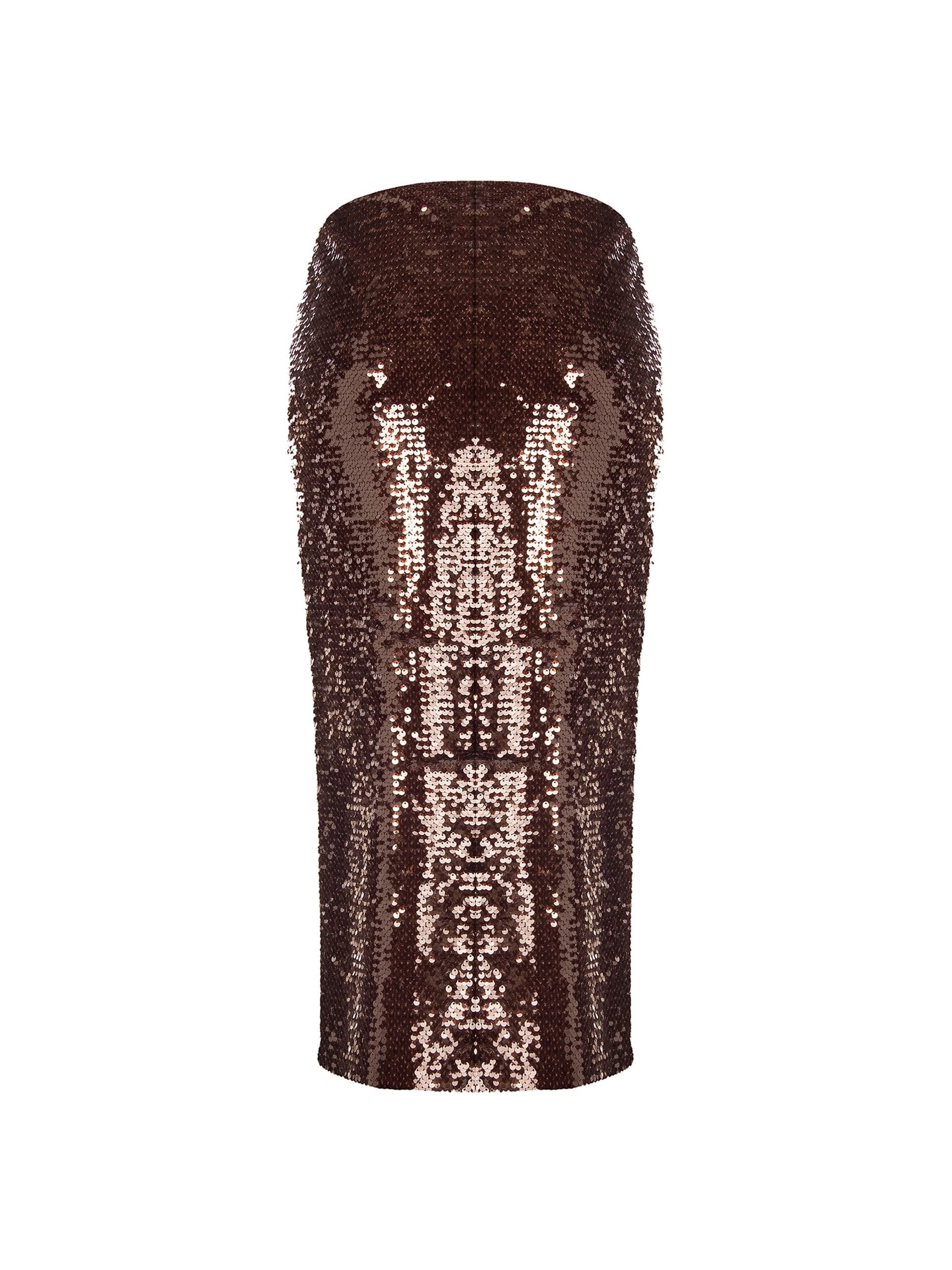 Rinascimento Sequinned Sheath Skirt