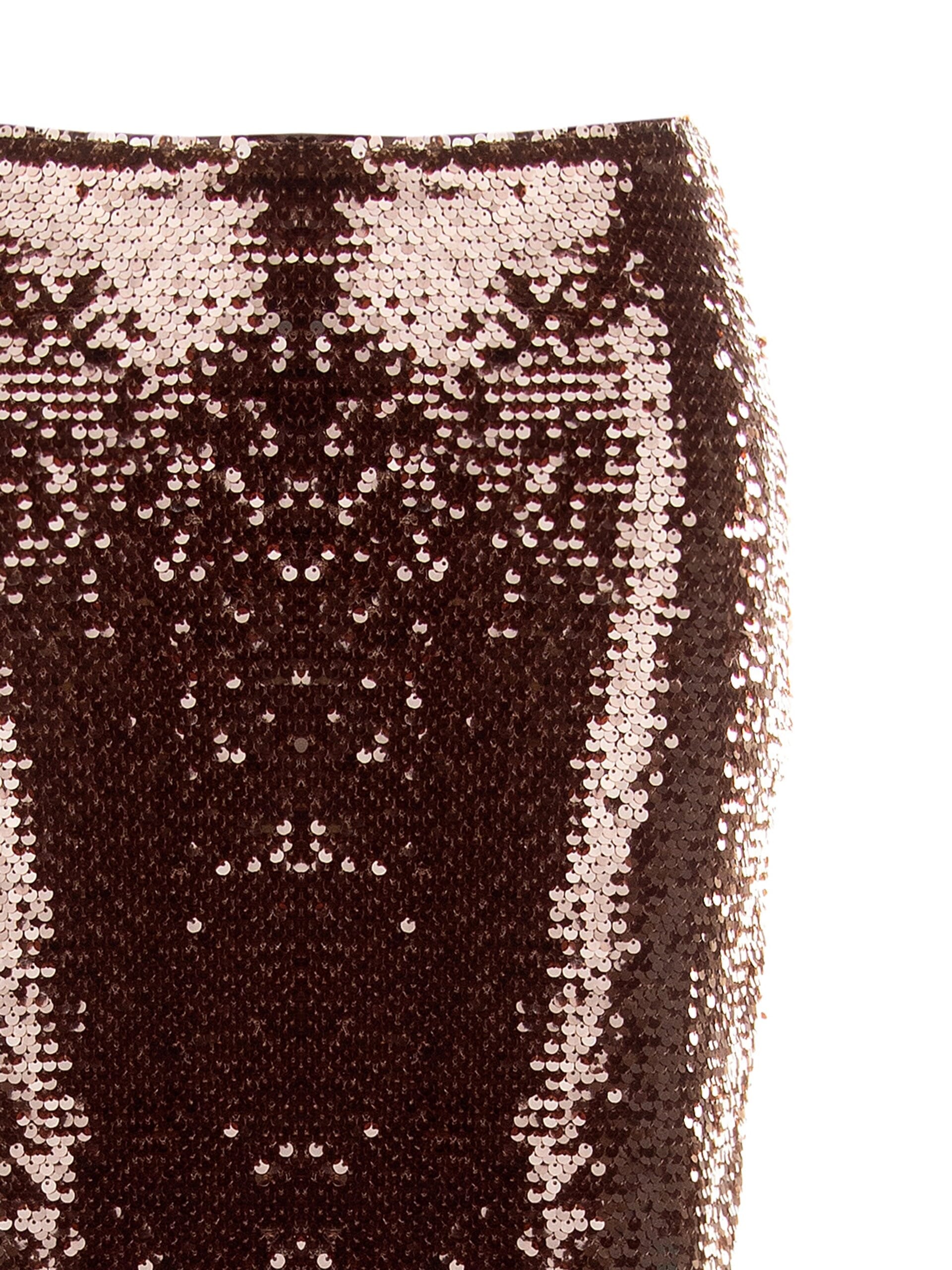 Rinascimento Sequinned Sheath Skirt