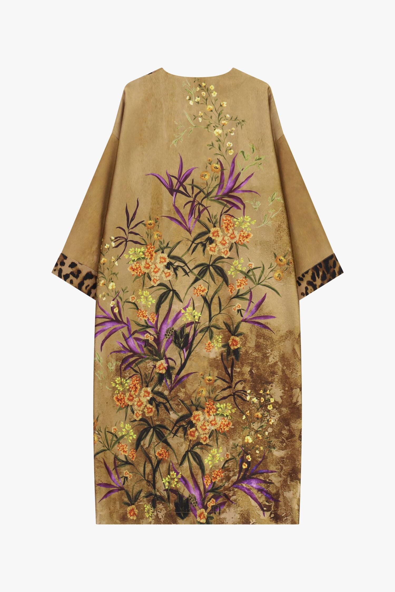 Manteau Duster à imprimé animalier et motif floral Dixie